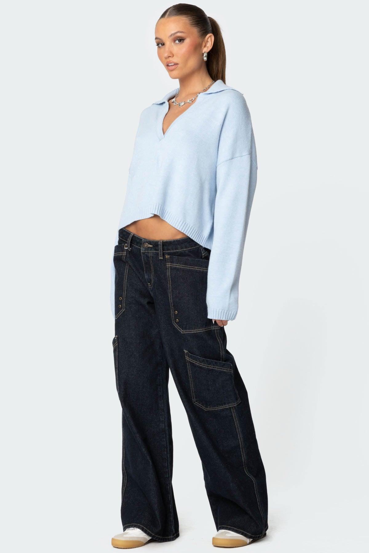 Marcie Oversize Cropped Sweater Product Image