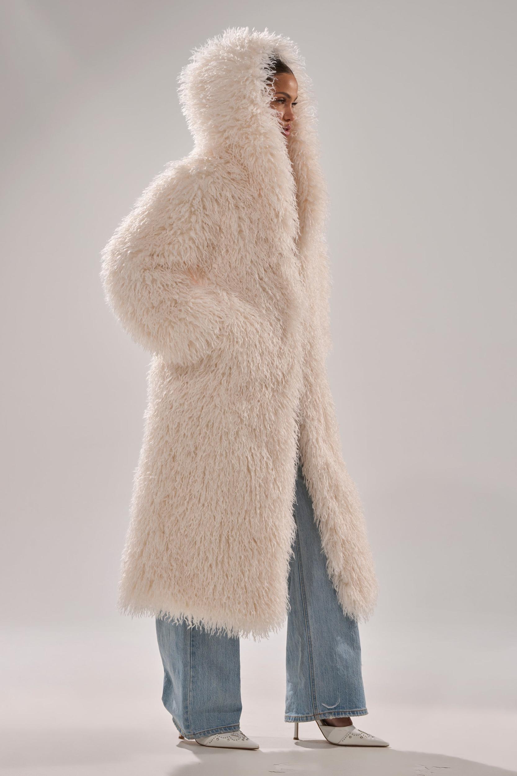 SCARLETT FAUX FUR COAT Product Image