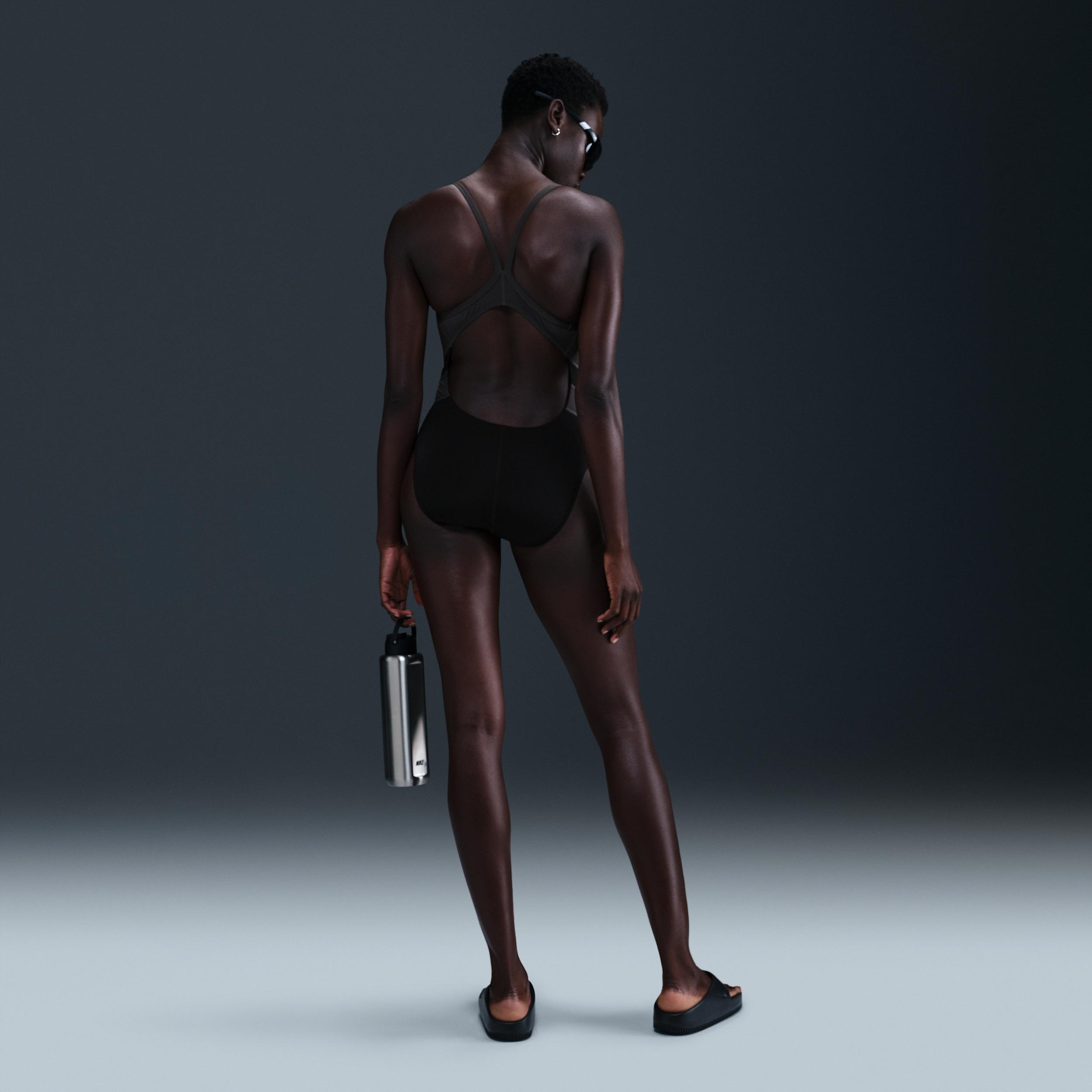 Nike Womens Swim HydraStrong Racerback One-Piece | NESSF026-001 Product Image