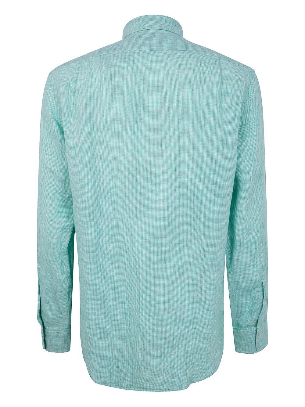 POLO RALPH LAUREN Sport Shirt Long Sleeve Clothing In Green Product Image