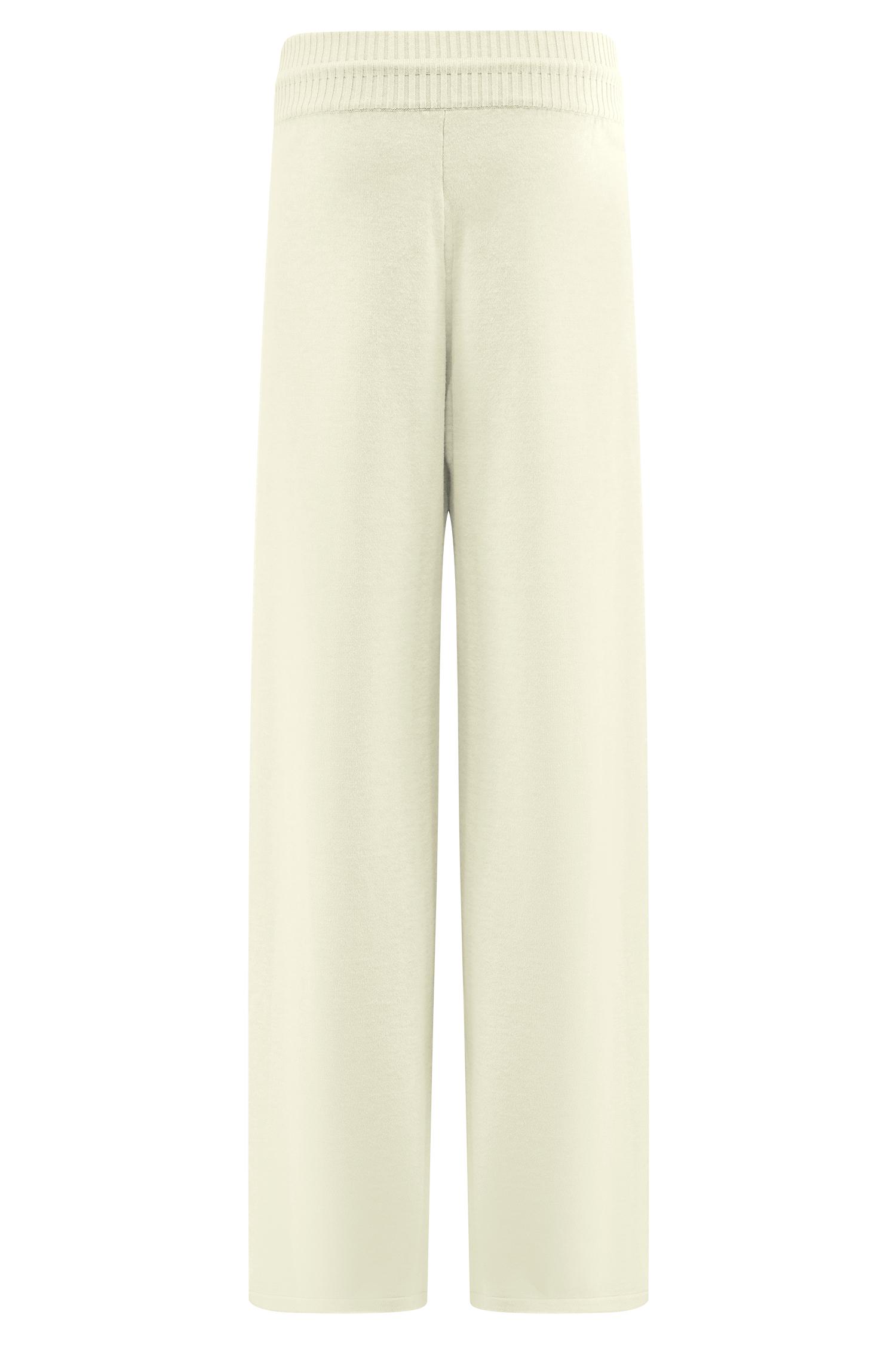 Natalya Knit Wide Leg Pants - Ivory Product Image