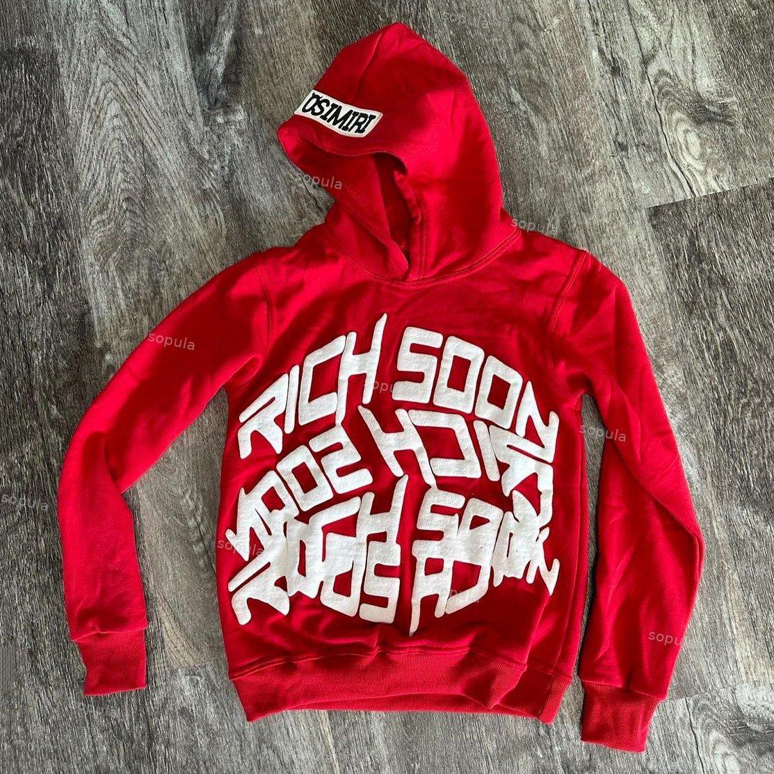Sopula Vintage Rich Soon Graphic Hoodie Product Image