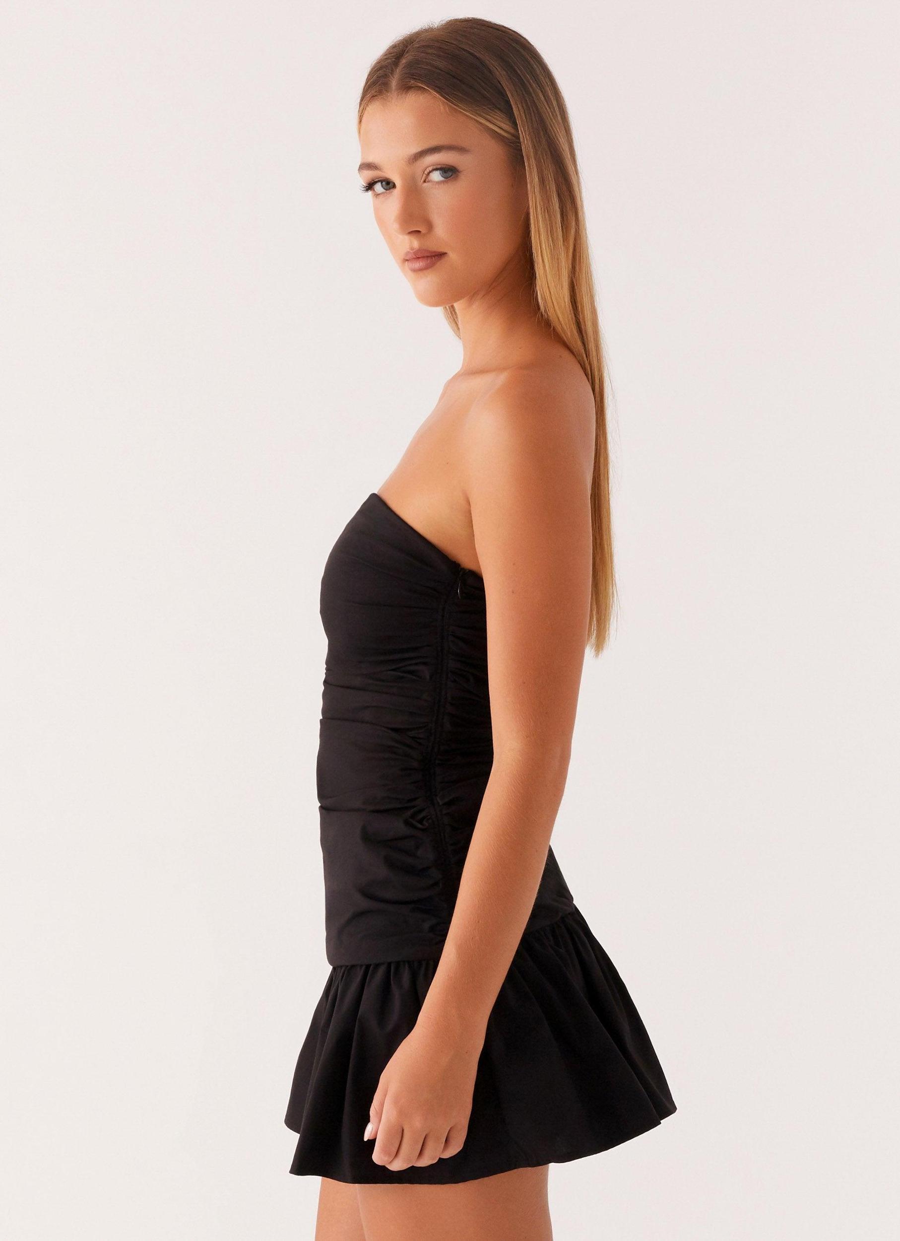 Carmel Mini Dress - Black Product Image