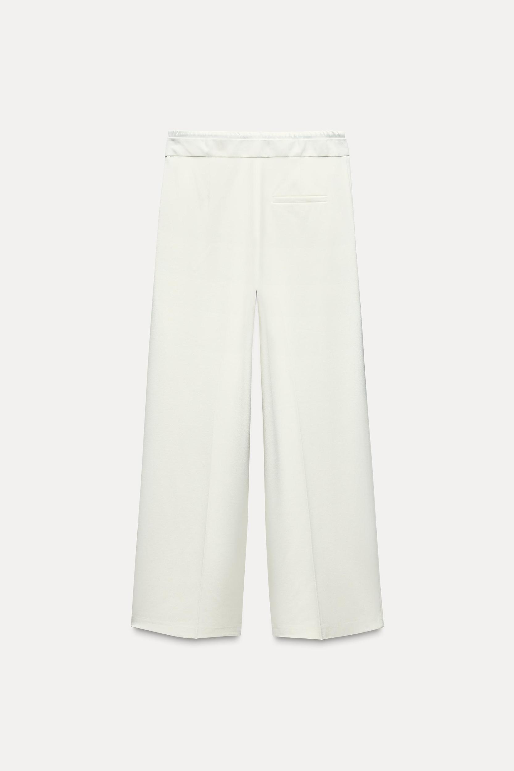 DOUBLE WAIST WIDE LEG PANTS Product Image