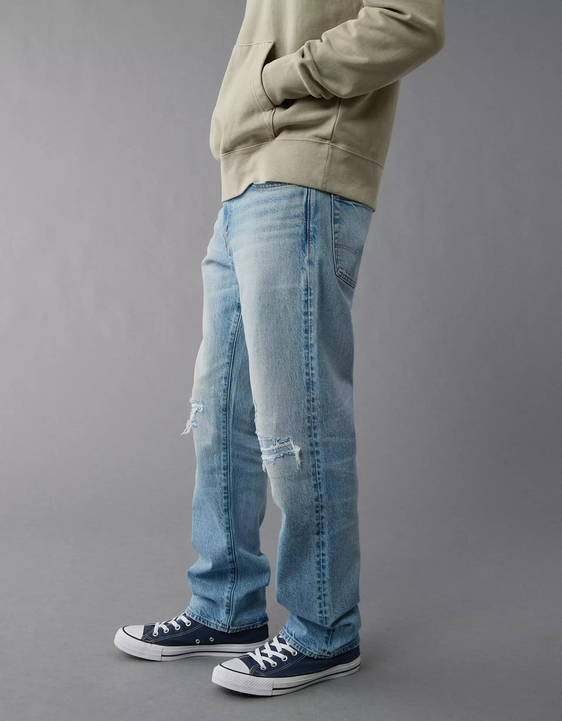 AE EasyFlex Patched Loose Jean Product Image
