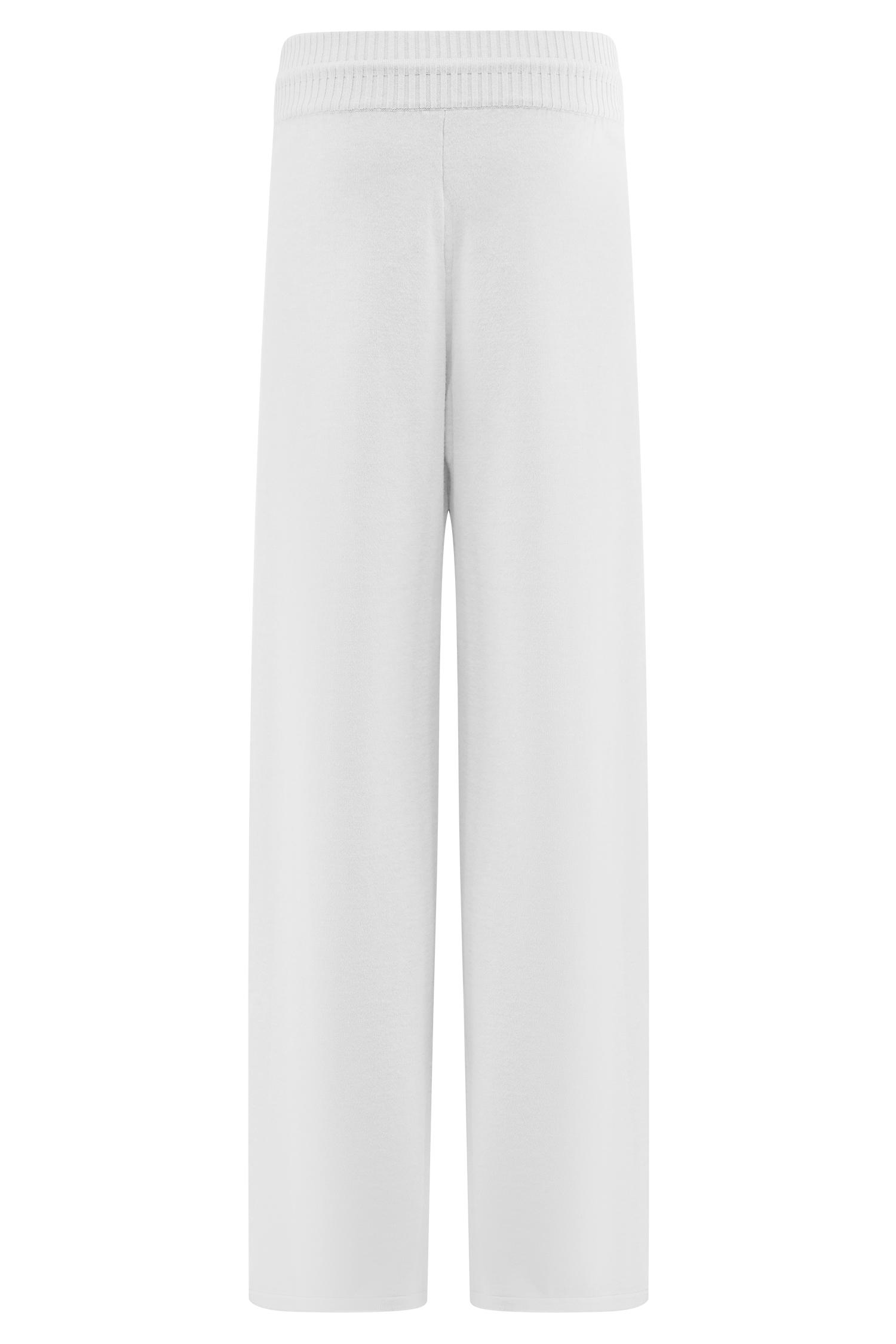 Natalya Knit Wide Leg Pants - Heather Grey Marle Product Image