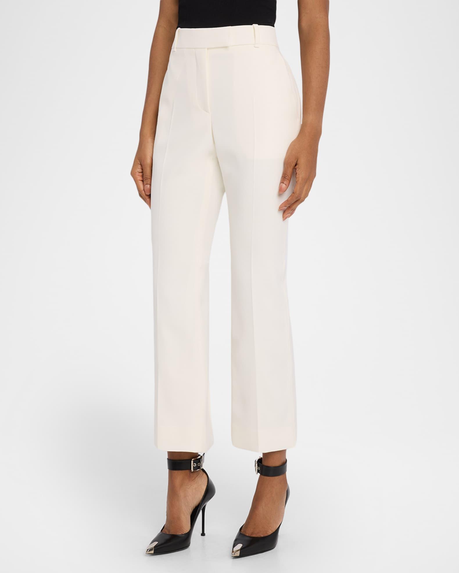 Mid-Rise Kickflare Ankle Trousers Product Image