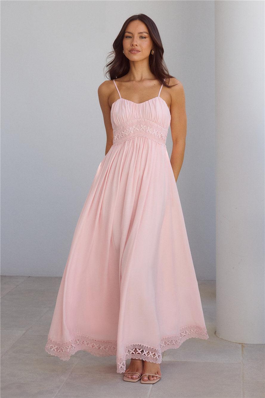 Solstice Hour Maxi Dress Pink Product Image