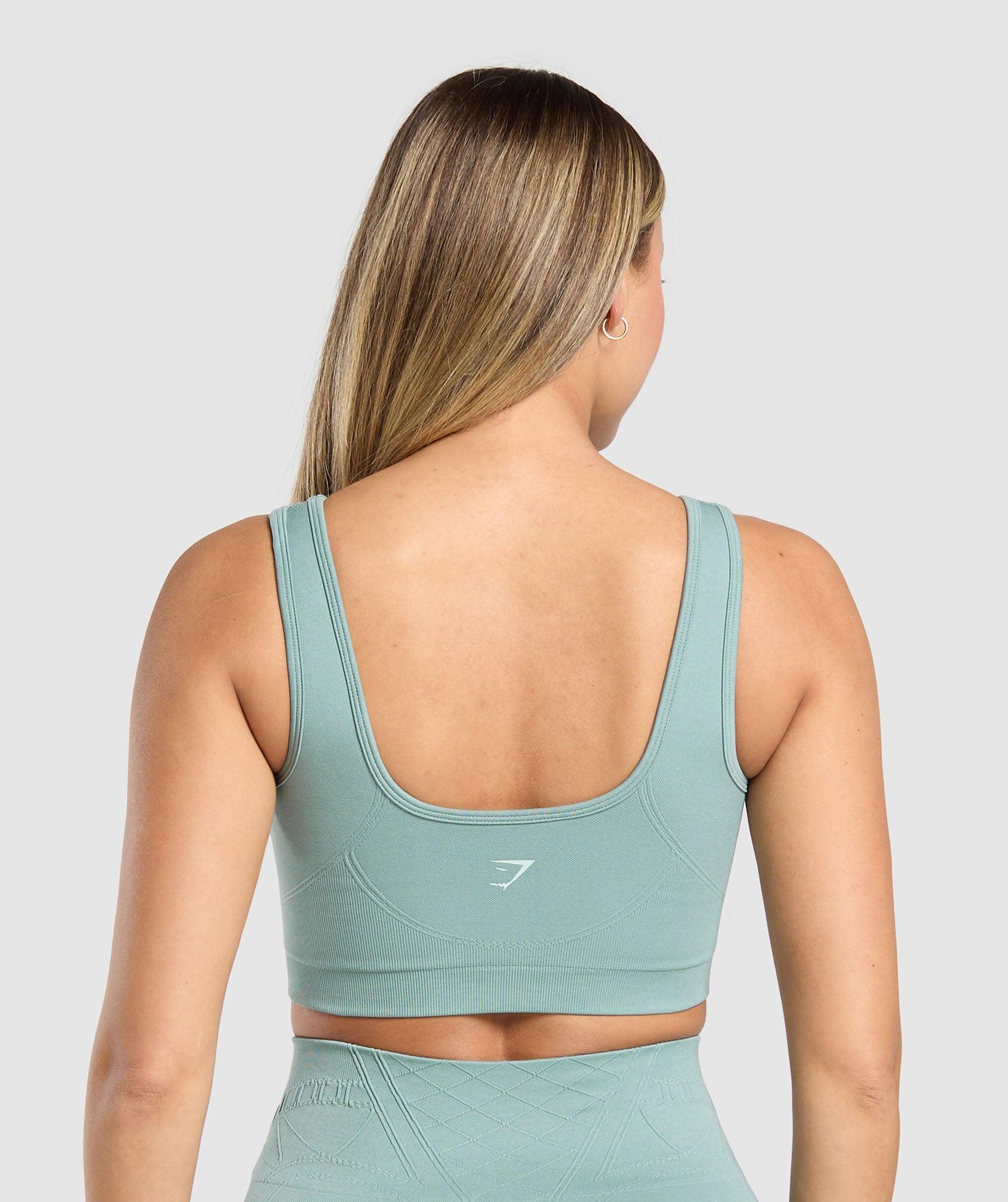 Gymshark Corset Seamless Sports Bra - Celeste Blue Female Product Image