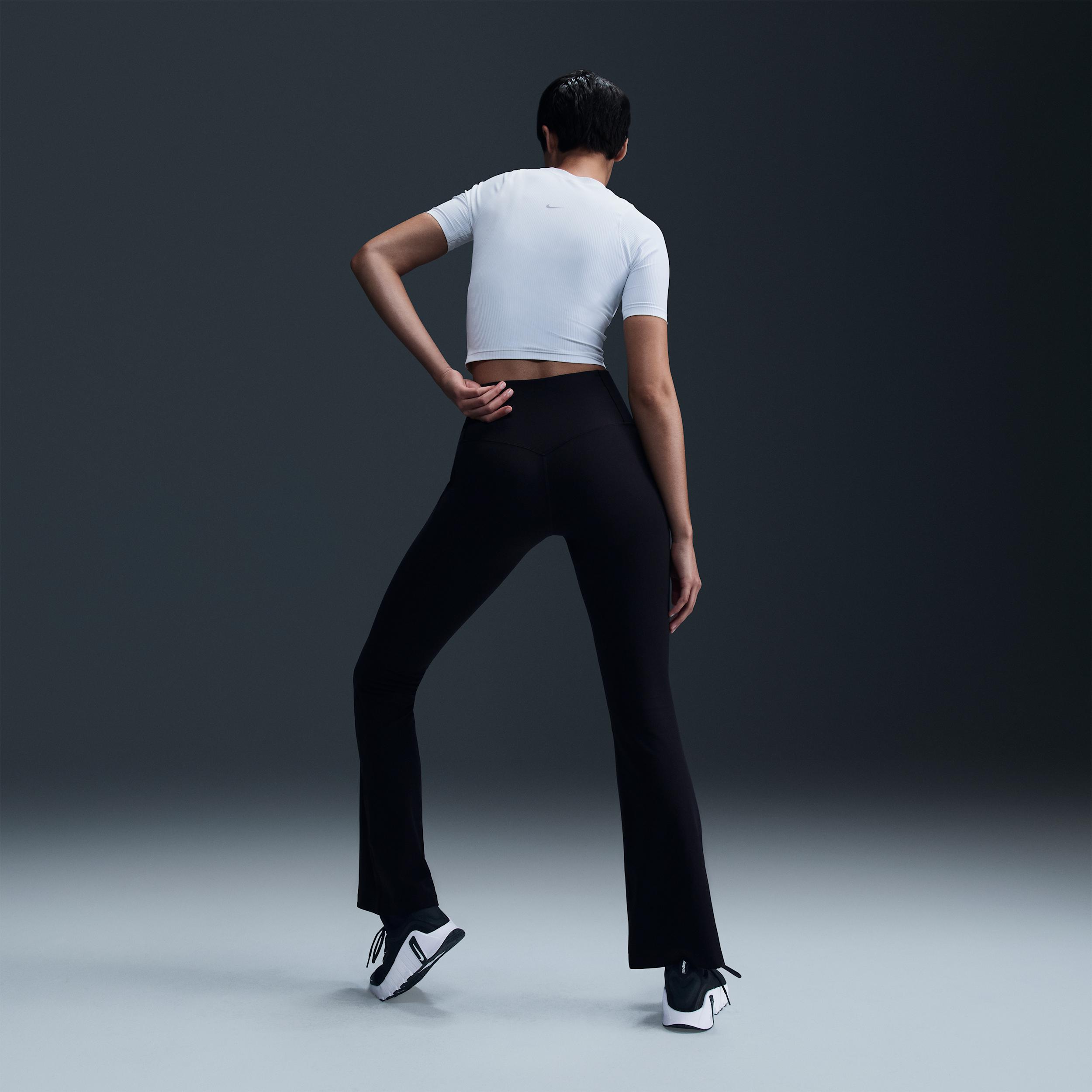 Nike Women's Zenvy Rib Dri-FIT Short-Sleeve Top Product Image