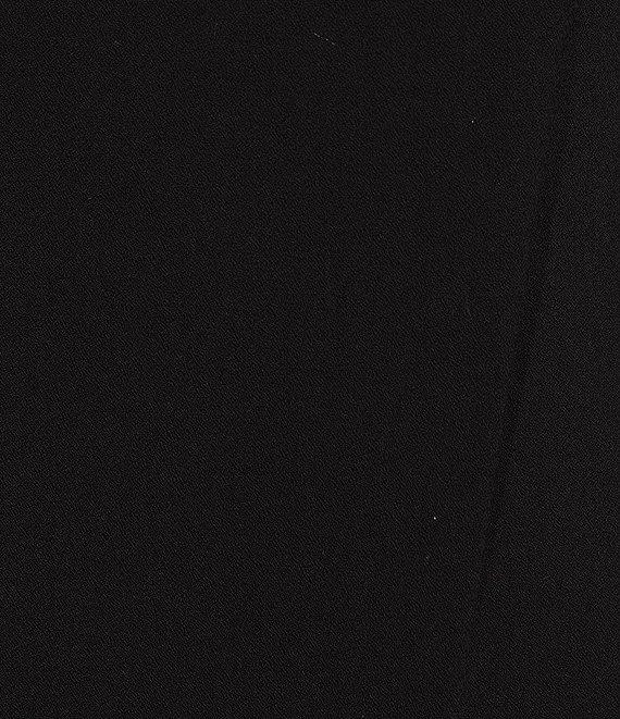 Donna Karan Boat Neck Long Open Sleeve Cady Crepe Sheath Dress Product Image