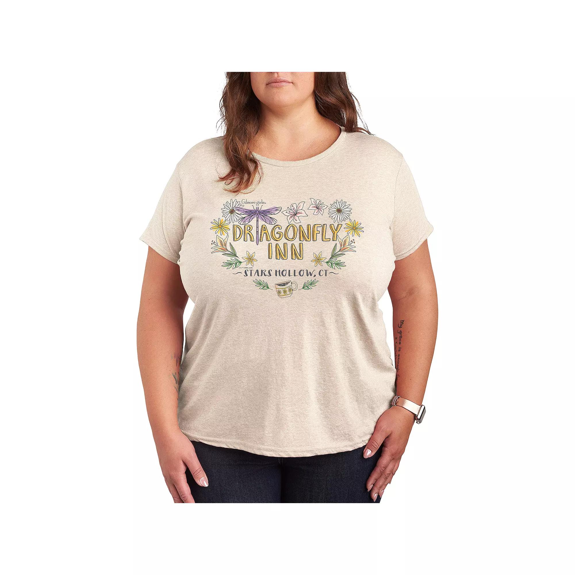 Plus Gilmore Girls Dragonfly Inn Graphic Tee, Women's,  Product Image