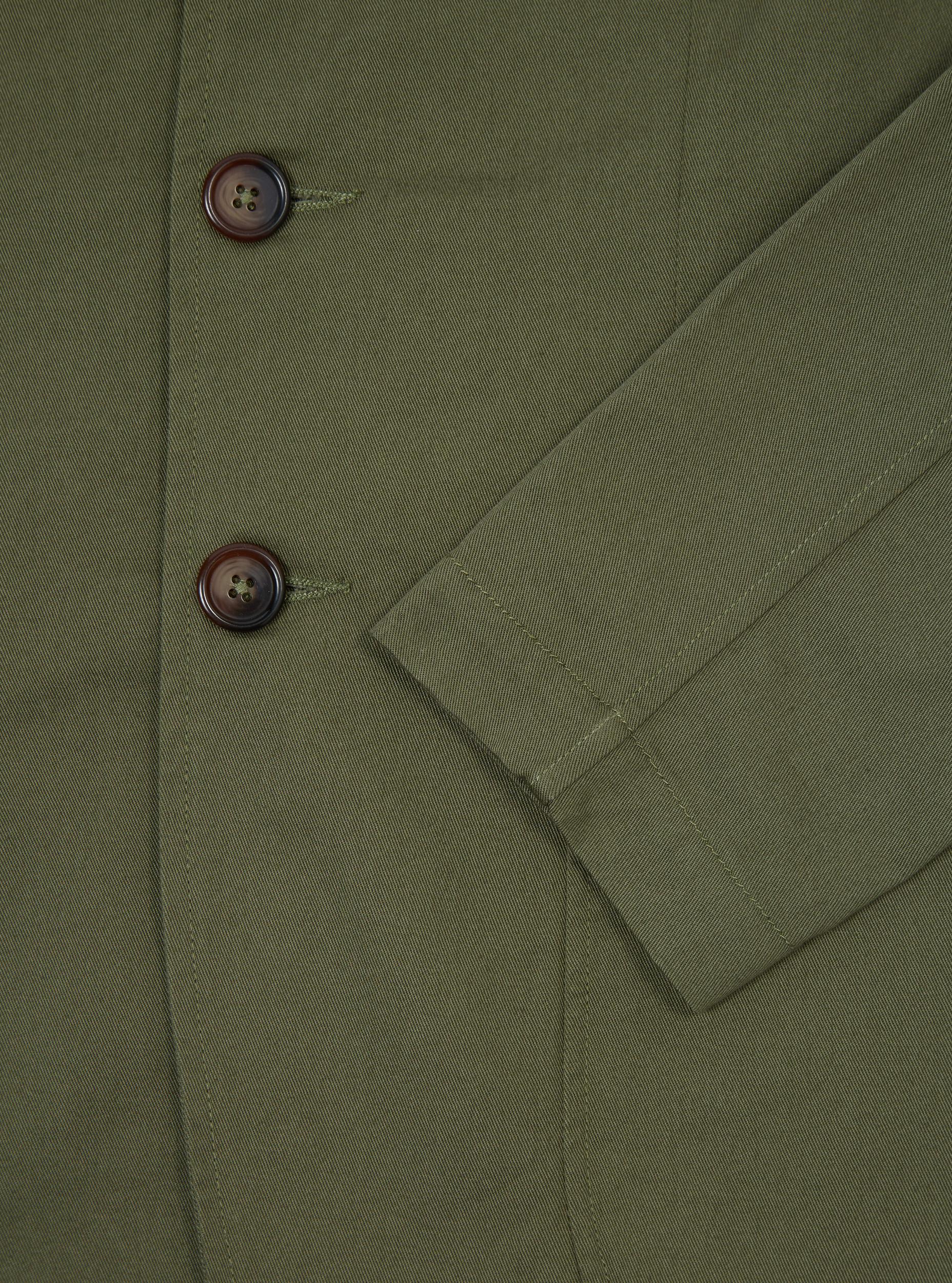 Light Olive Twill London Jacket Product Image