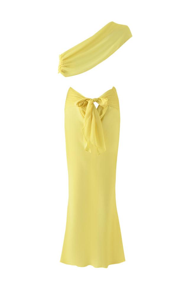 KAHLO MAXI DRESS - YELLOW Product Image