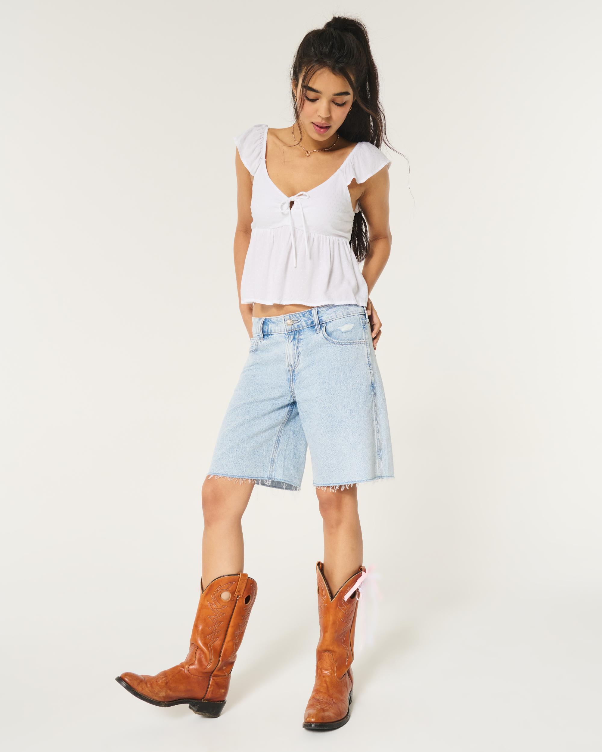 Easy Tie-Front Babydoll Top Product Image