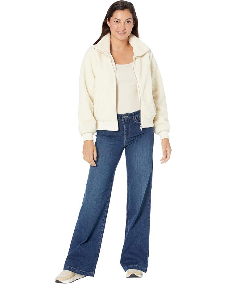 Teresa Wide Leg Side Placket Jeans in Ibiza Blues Product Image