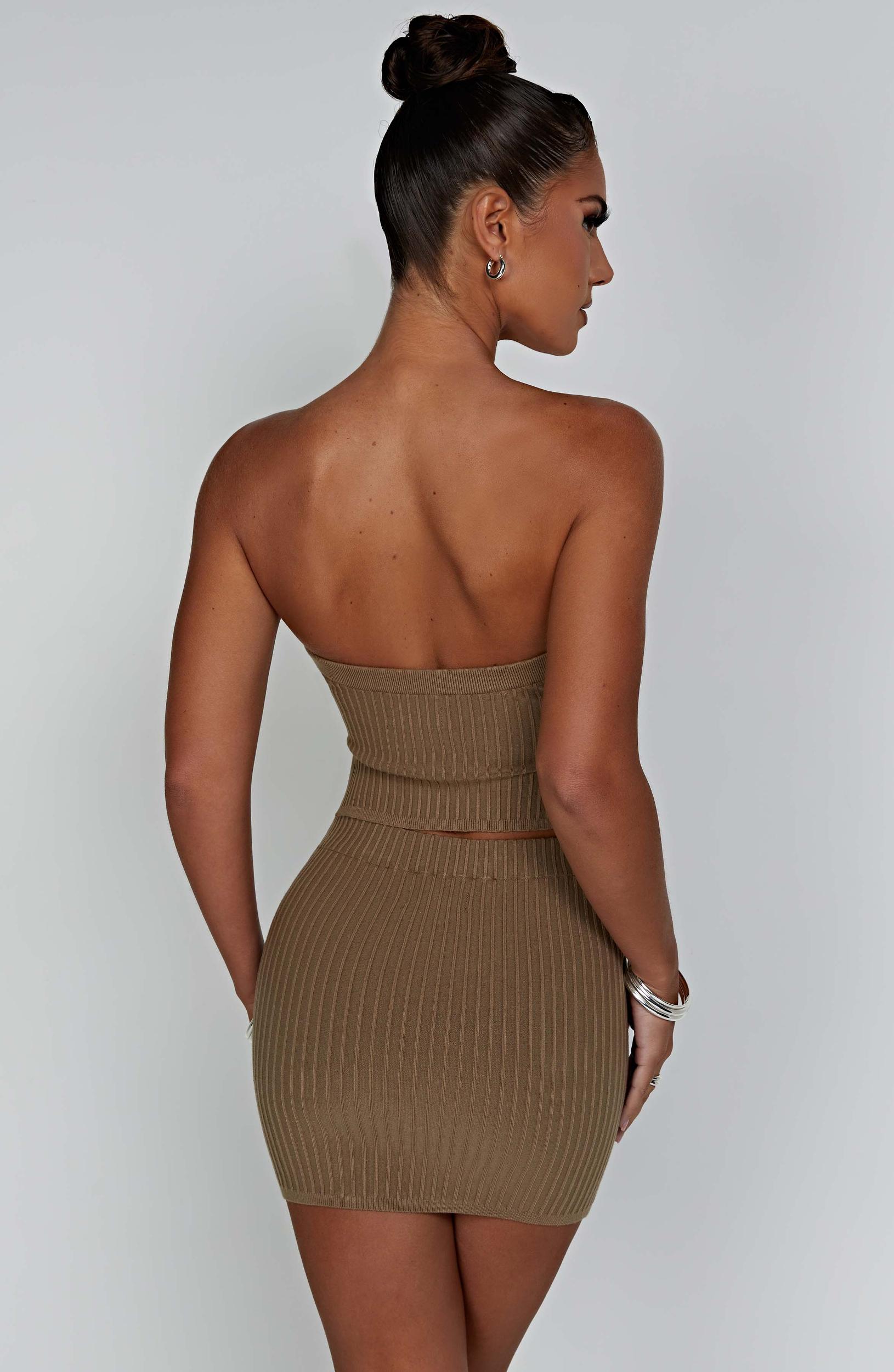 Jaz Mini Skirt - Mocha Product Image