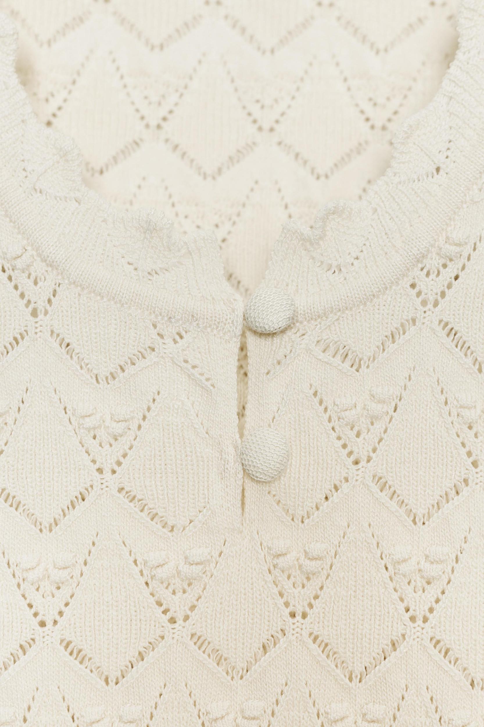 POINTELLE KNIT TOP Product Image