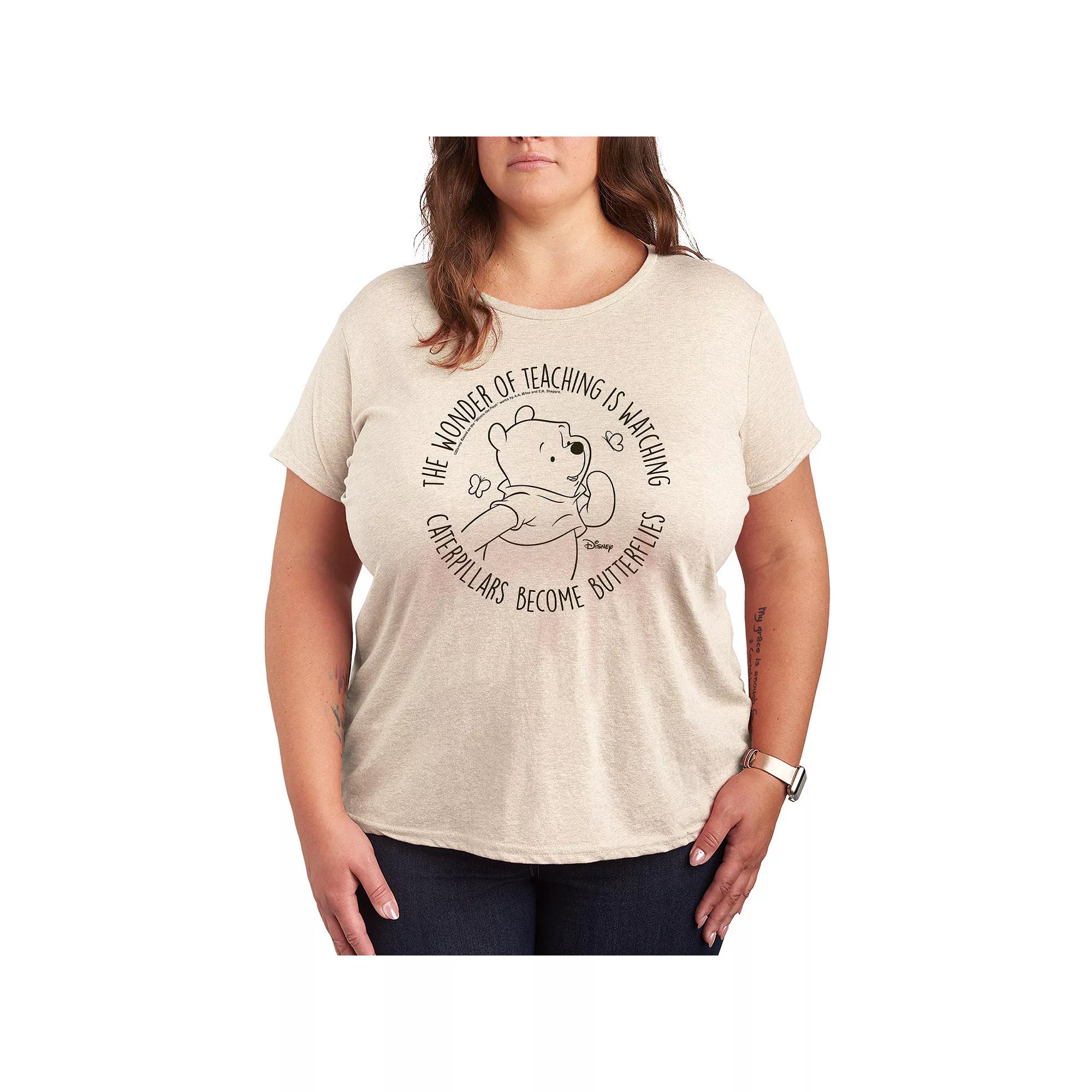 Disney's Winnie The Pooh Teaching Graphic Tee, Women's,  Product Image