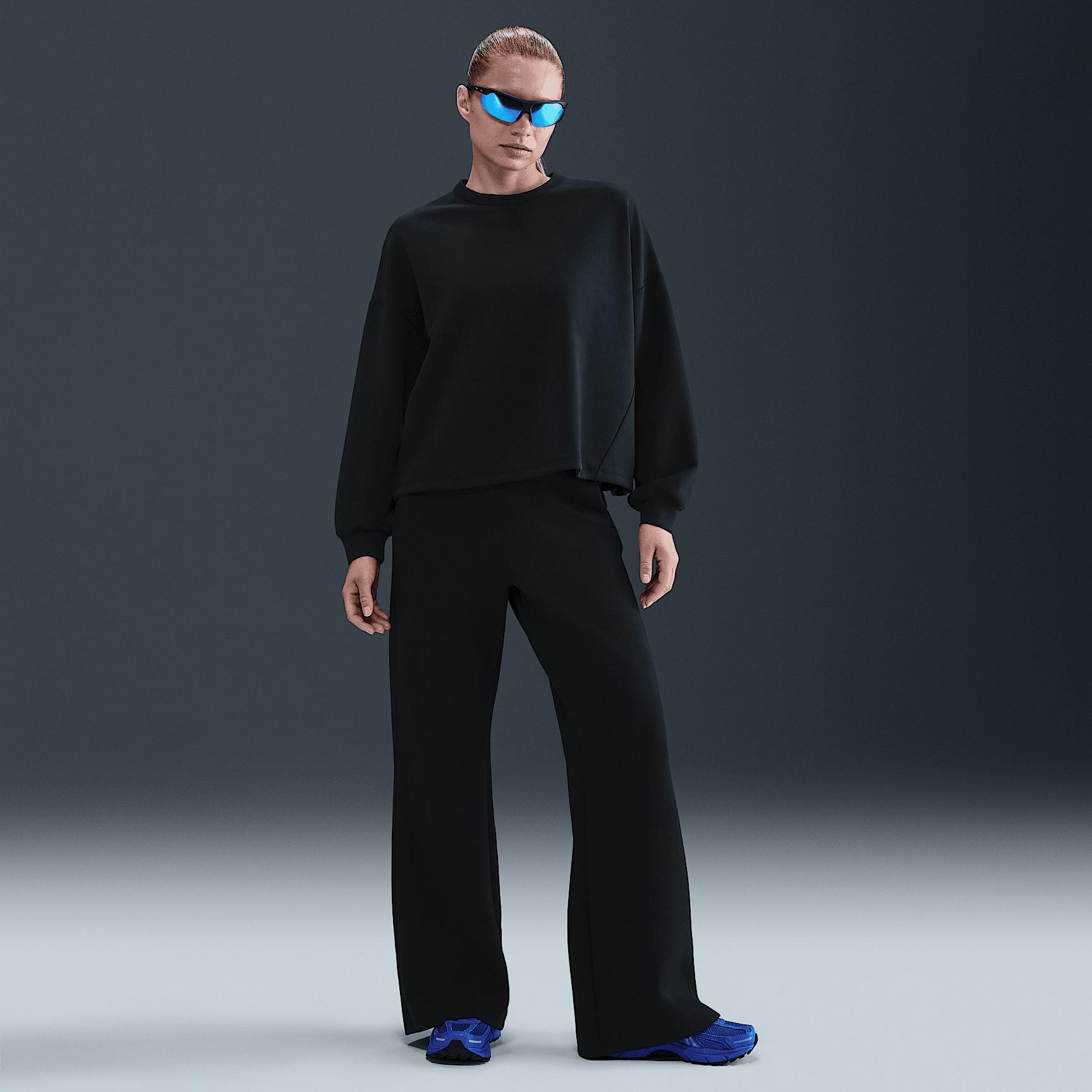 Nike Womens 24.7 ImpossiblySoft Dri-FIT High-Waisted Loose Flared Pants | HQ8607-010 Product Image