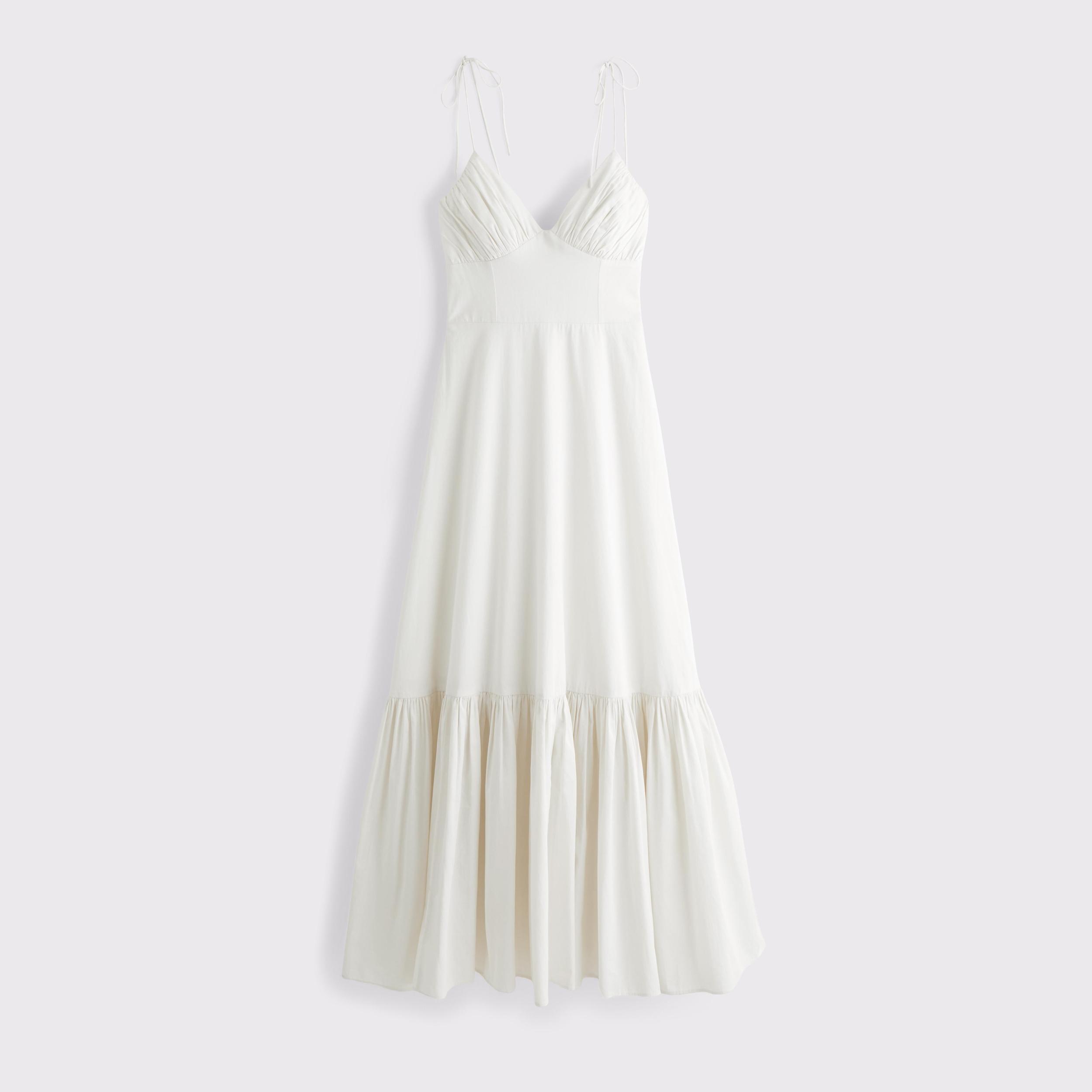 Tie-Strap Tiered Maxi Dress Product Image