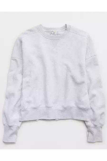 OFFLINE By Aerie Cloud Fleece Classic Crewneck Sweatshirt Women's Product Image