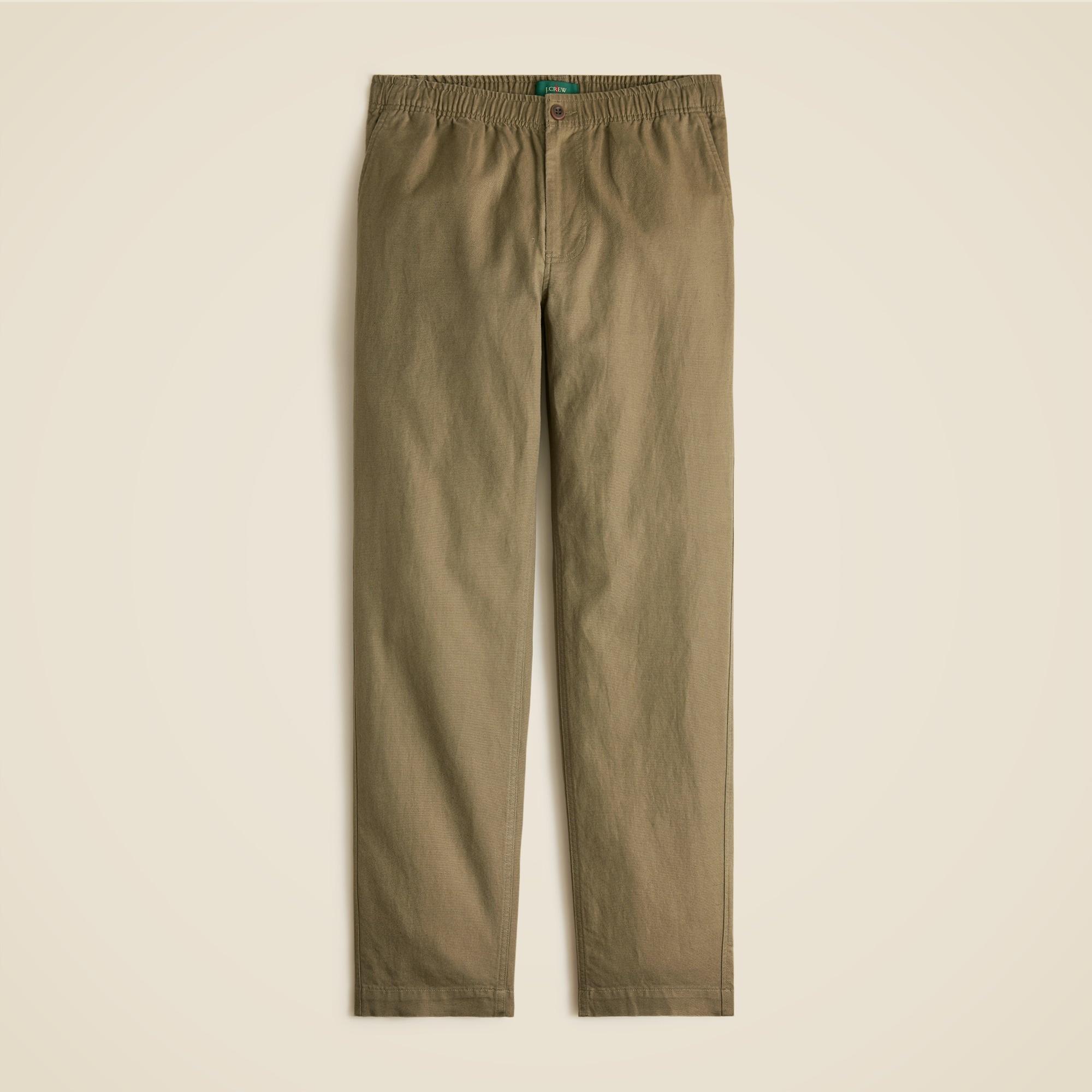 Pier pant in cotton-linen blend canvas Product Image
