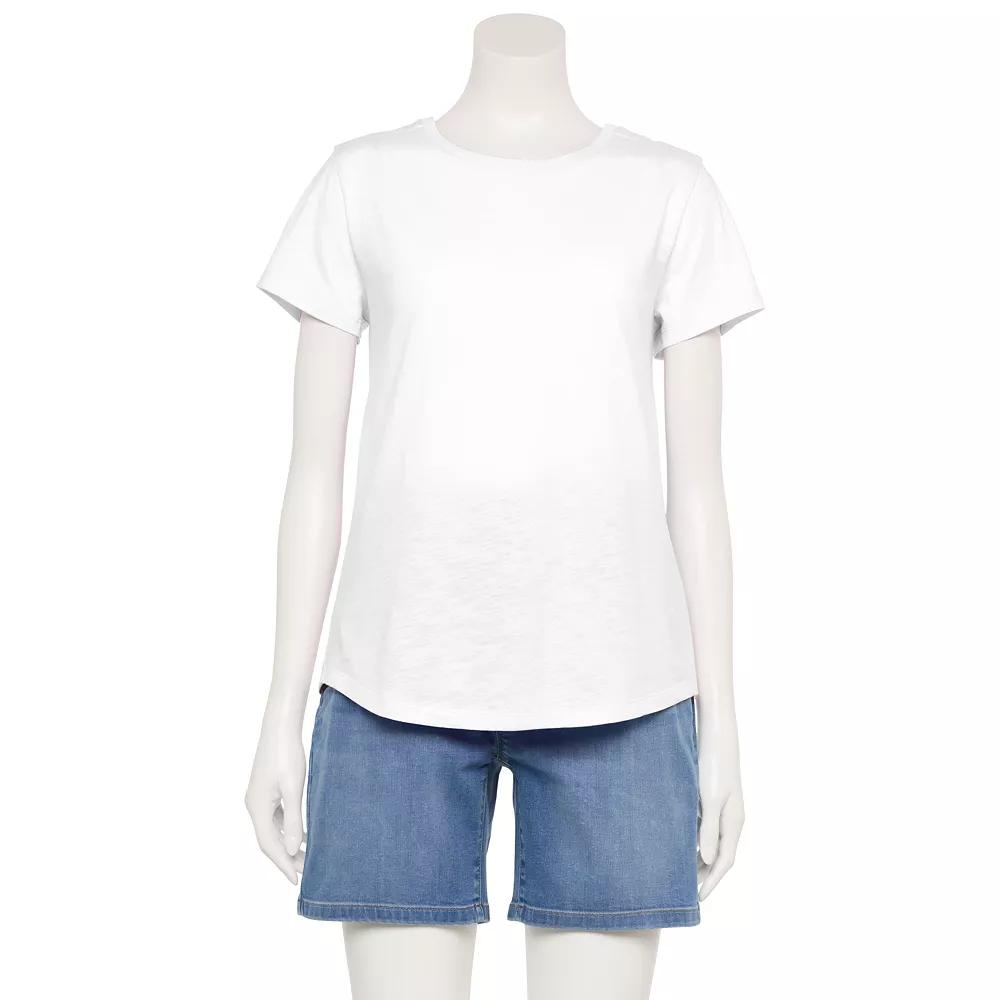 Women's Sonoma Goods For Life® Adaptive Everyday Short Sleeve Crewneck T-Shirt,  Product Image