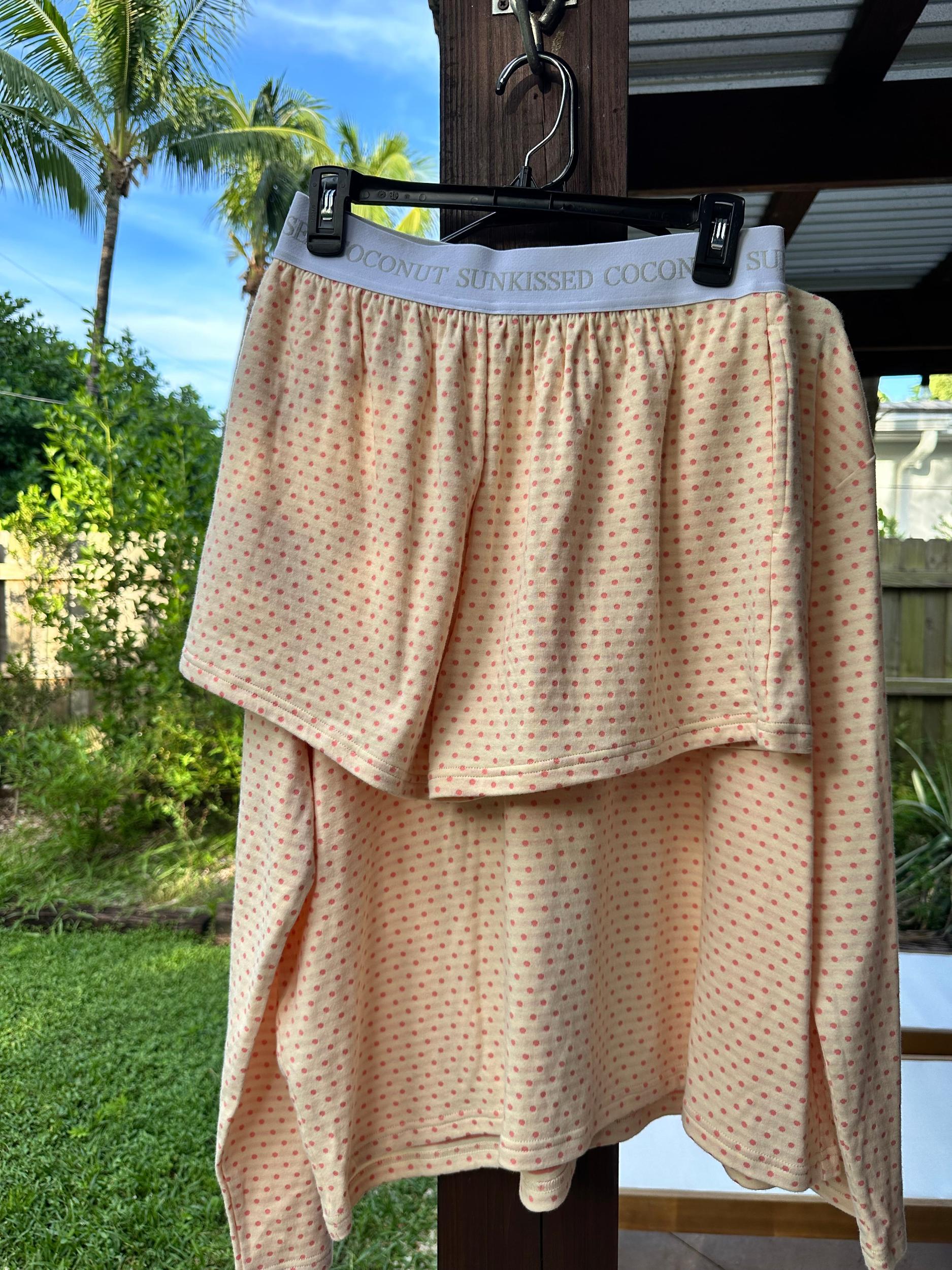 Polka Dot Pajama Shorts Product Image