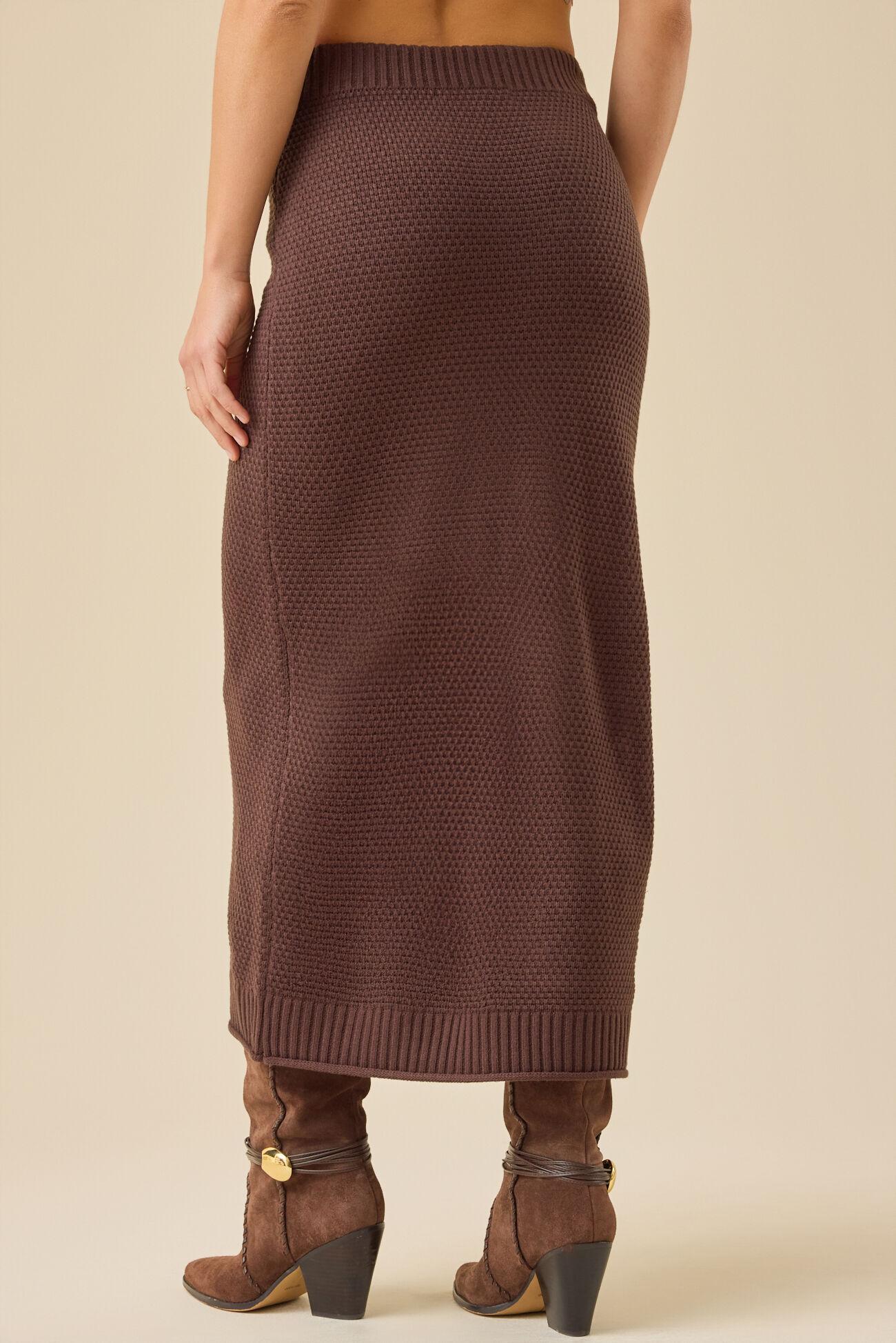 Shay Knit Midi Skirt Product Image