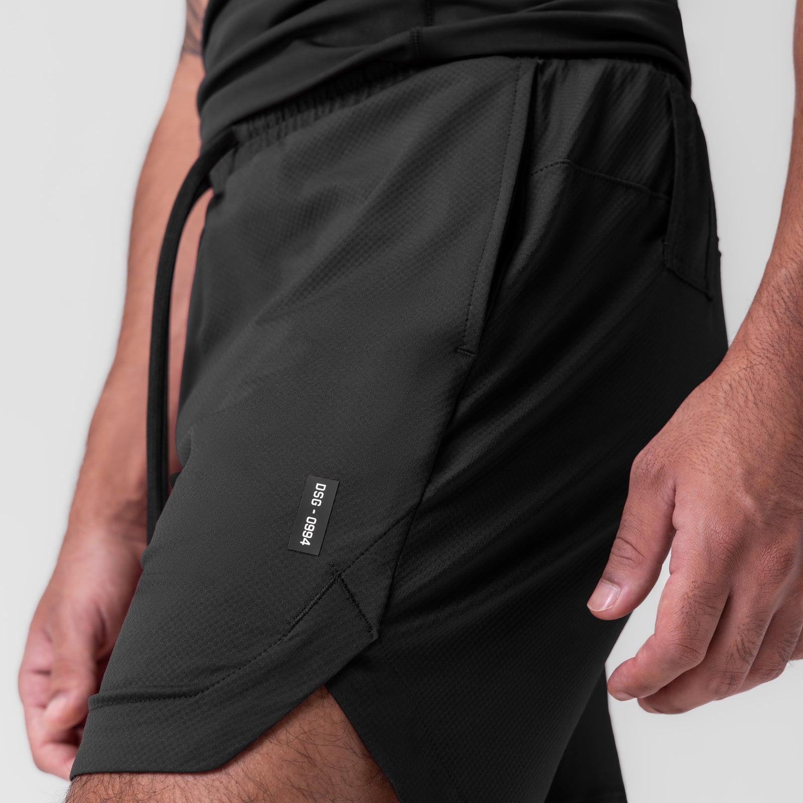0994. AeroSilver® 7" Linerless Short - Black Male Product Image