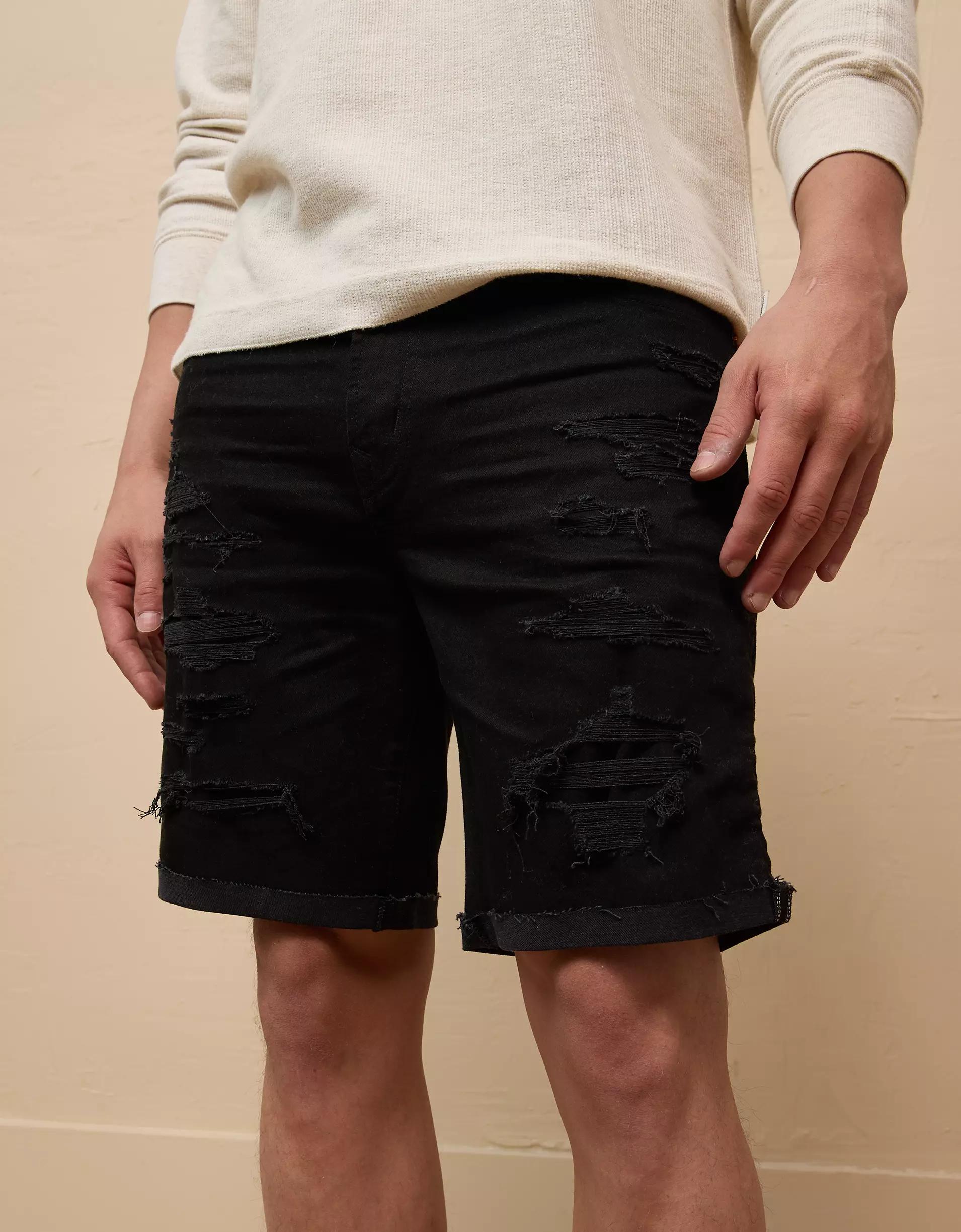 AE 9" AirFlex+ Patched Denim Short Product Image