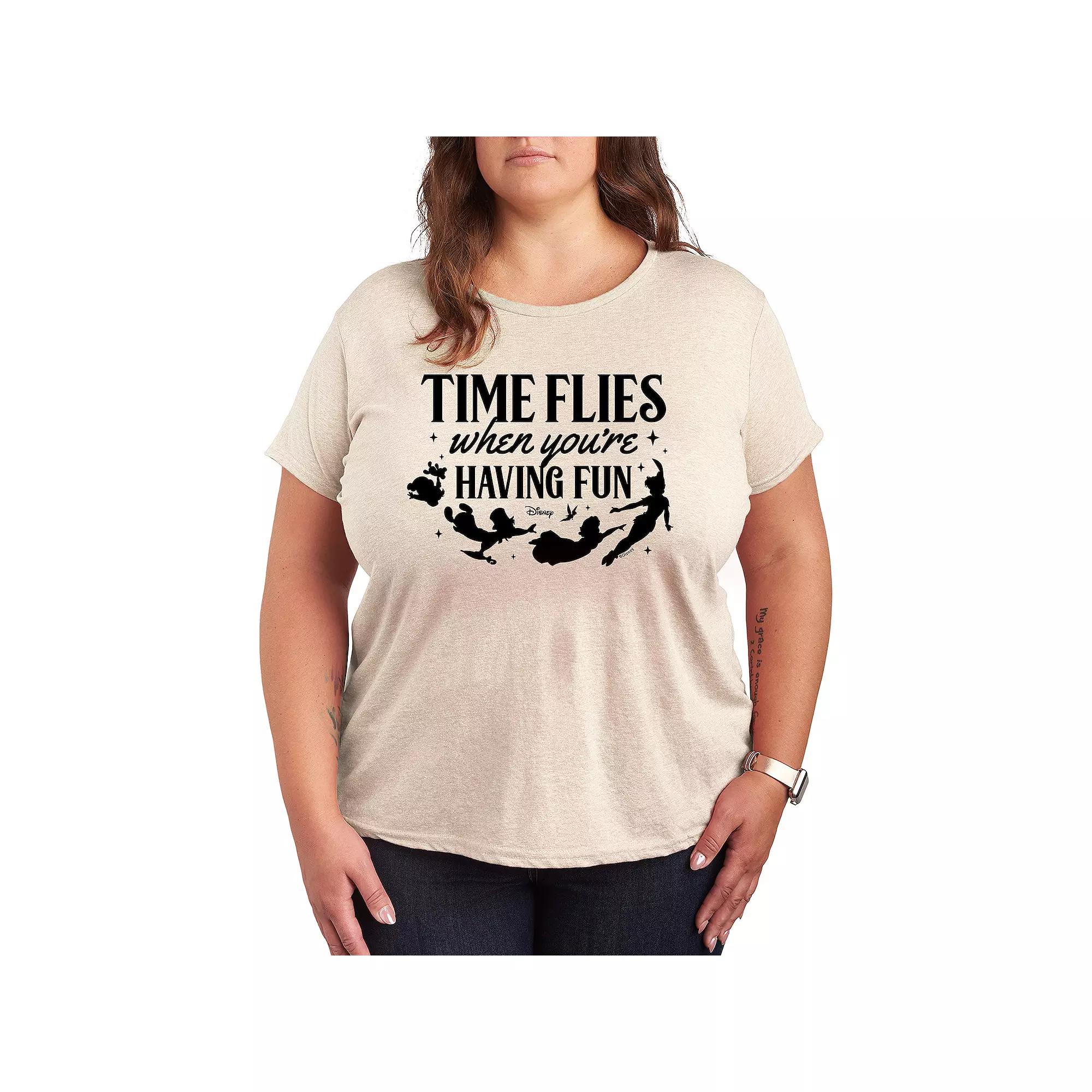 Disney's Peter Pan Plus Time Flies Graphic Tee, Women's,  Product Image