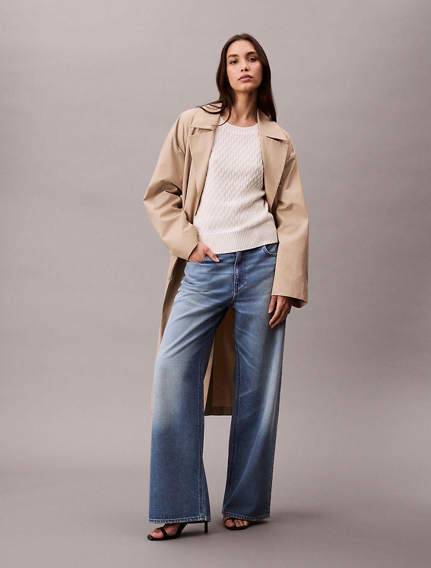 Cable Knit Classic Sweater Product Image