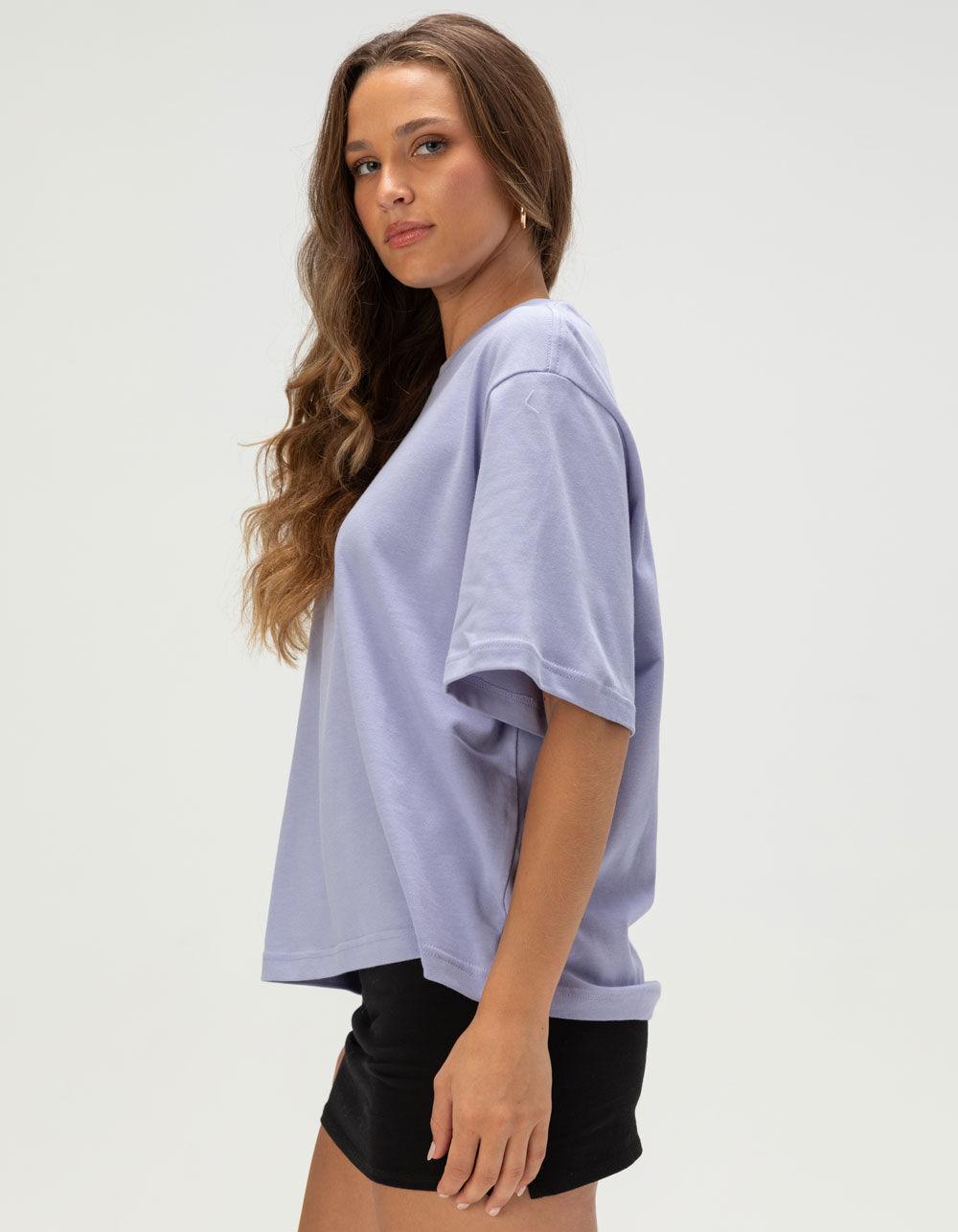 NIKE Sportswear Essentials Womens Boxy Tee - LT PURPLE Product Image