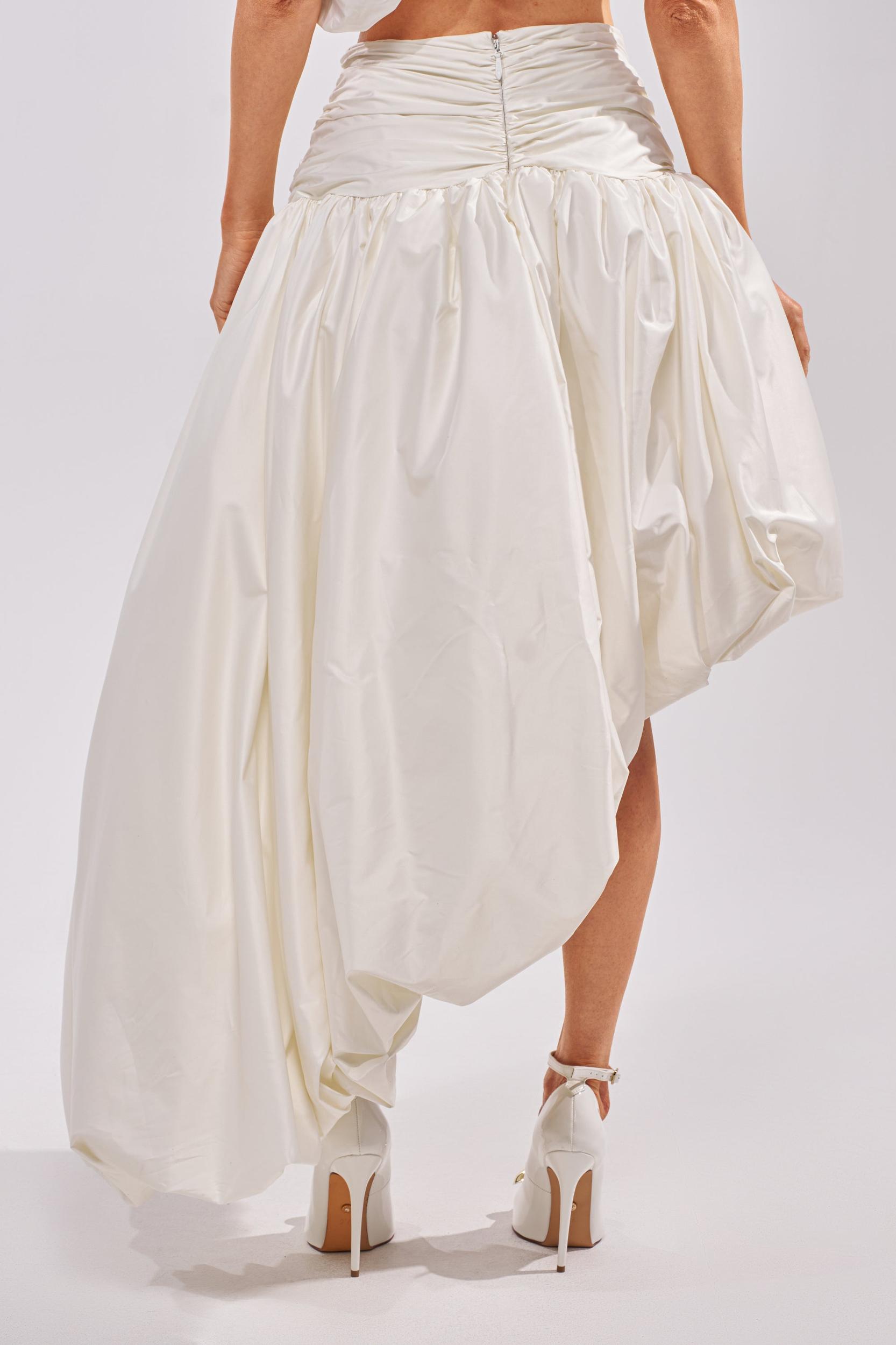 HEAD IN THE CLOUDS HIGH LOW SKIRT Product Image