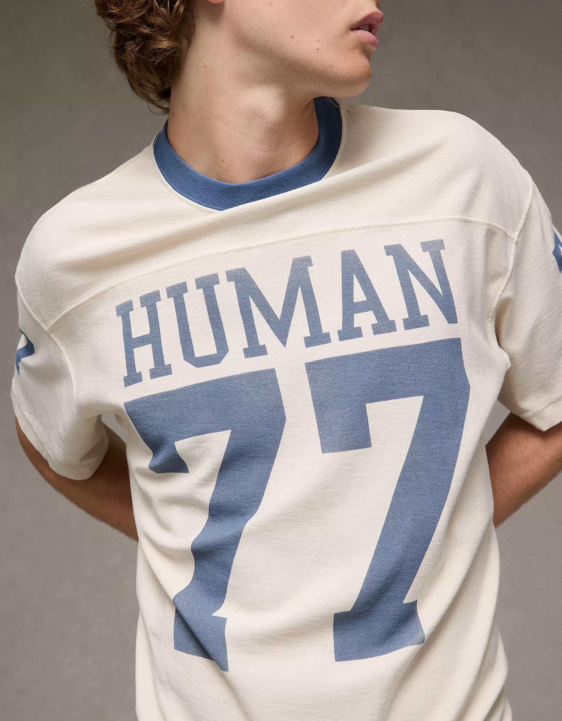 AE Pride Boxy Graphic Football T-Shirt Product Image