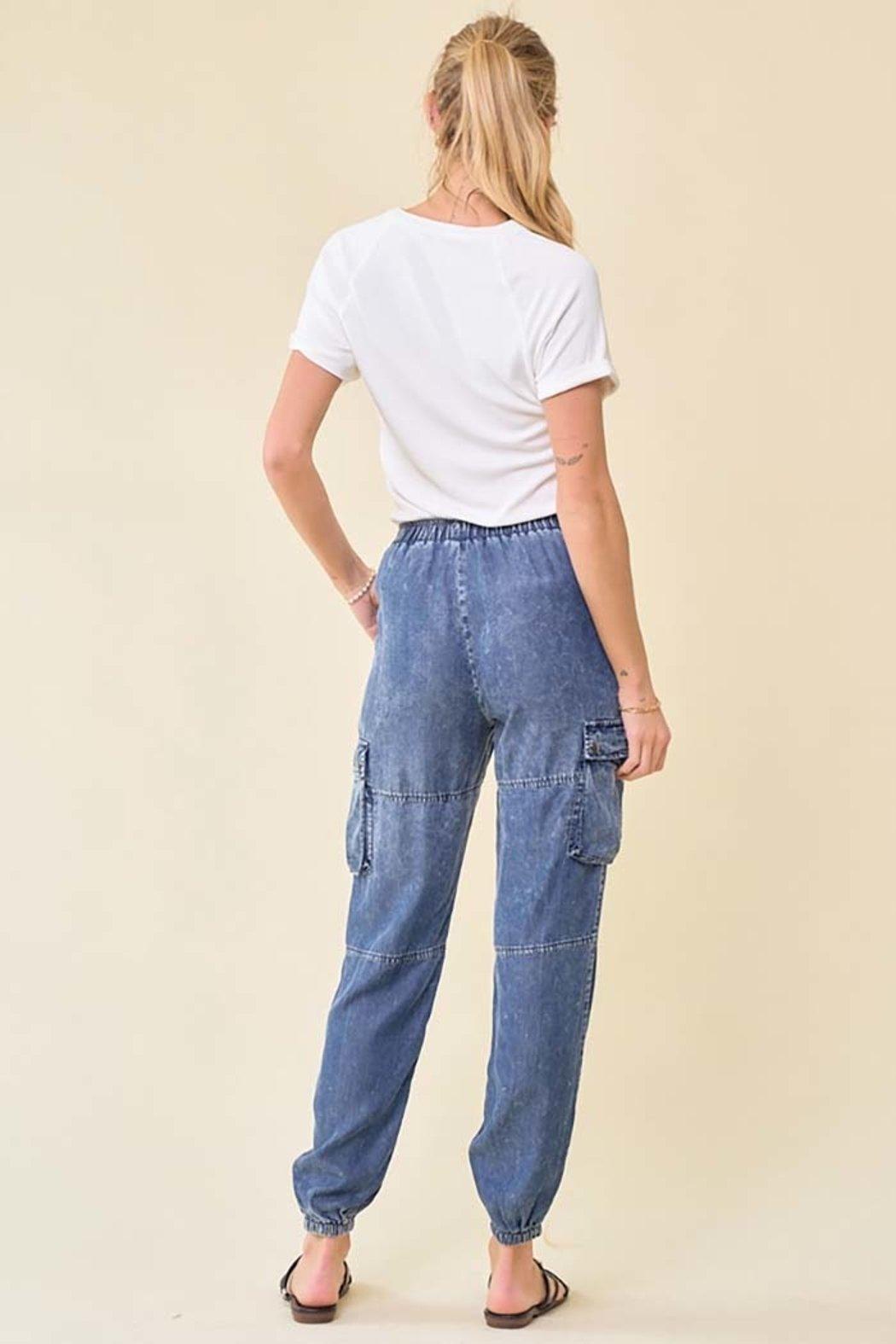 Denim Cargo Jogger Product Image