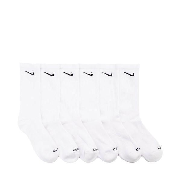 Nike Mens Everyday Plus Cushioned Training Crew Socks (6 Pairs) | SX6897-010 Product Image