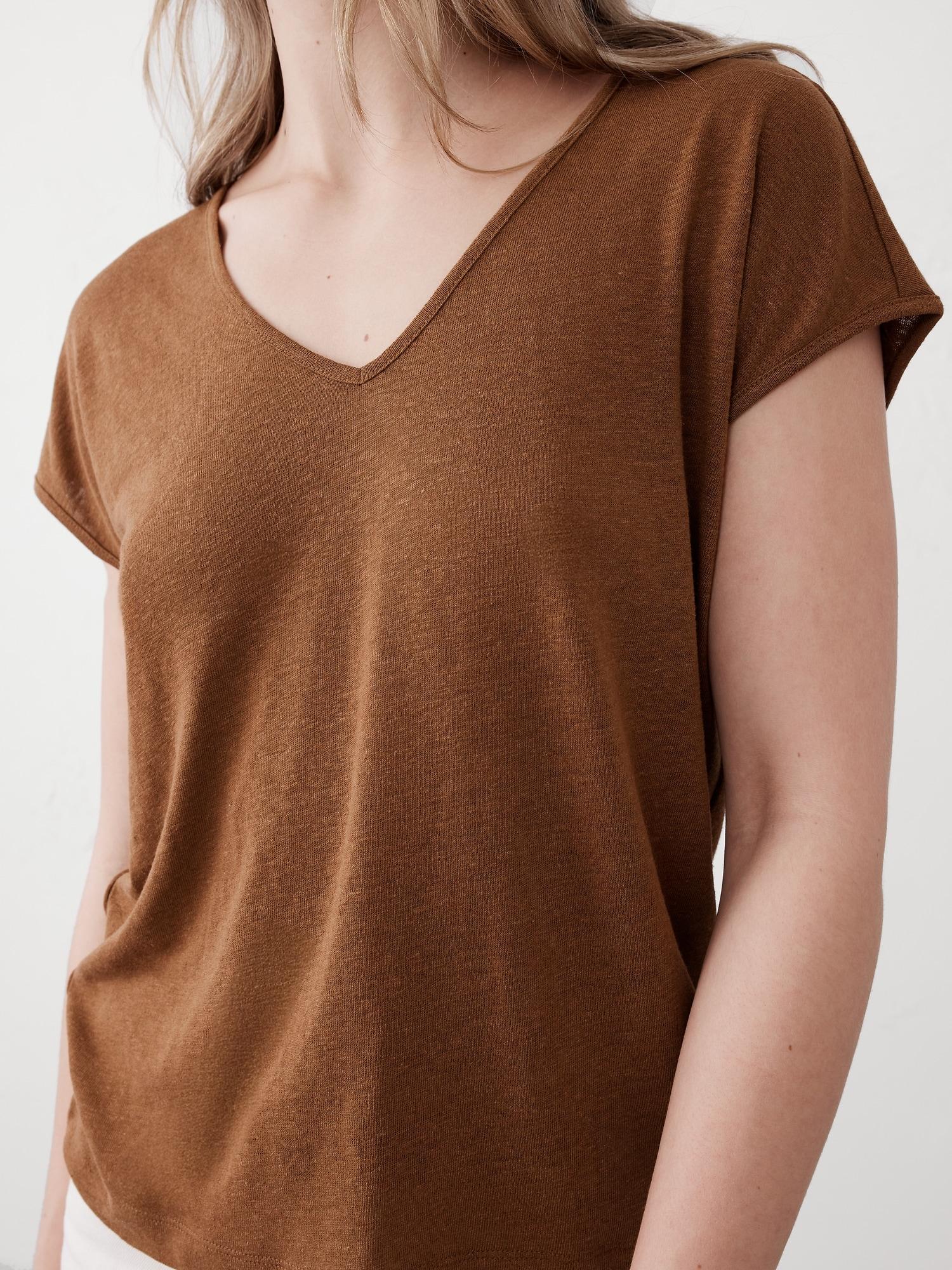 Linen-Blend Top Product Image