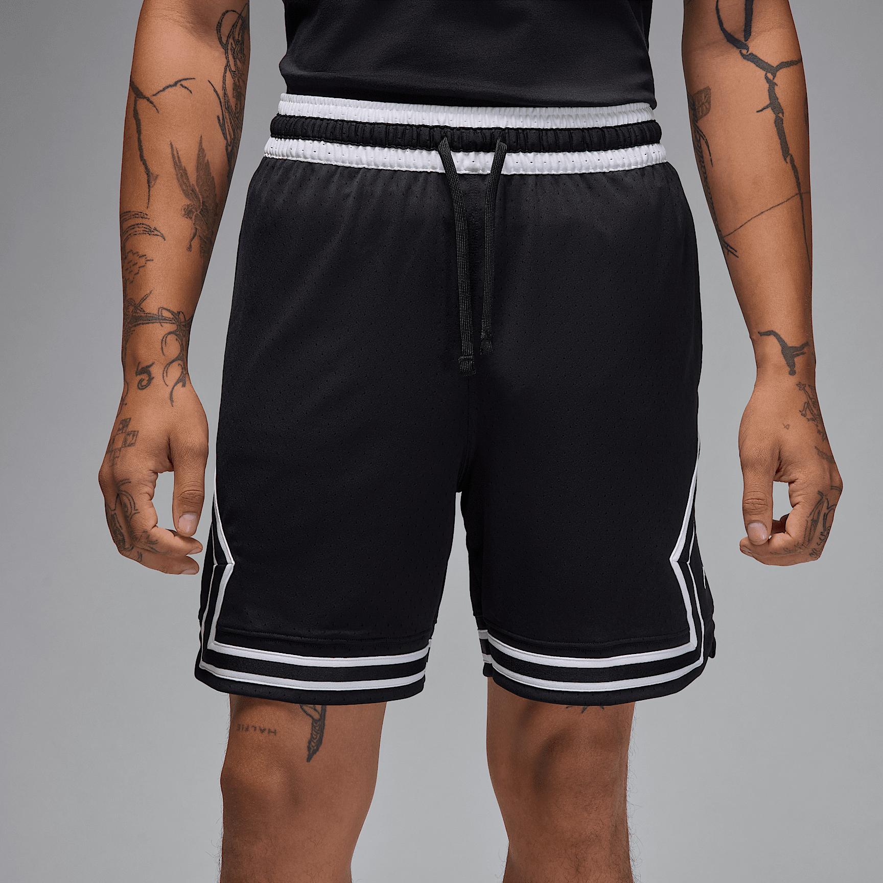 Mens Jordan Sport Dri-FIT Mesh Diamond Shorts | HF9910-011 Product Image