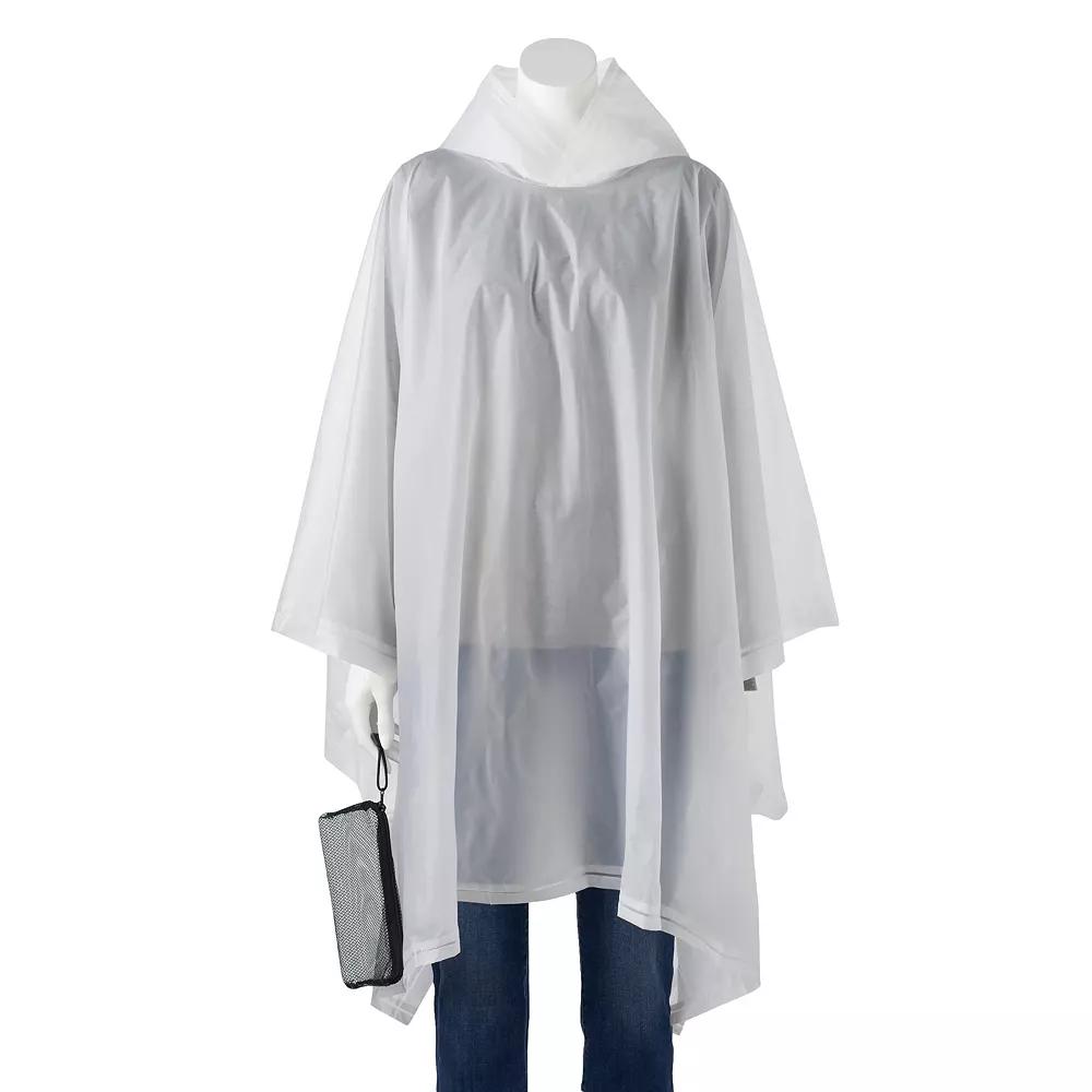 Adult totes Rain Poncho, Clear Product Image