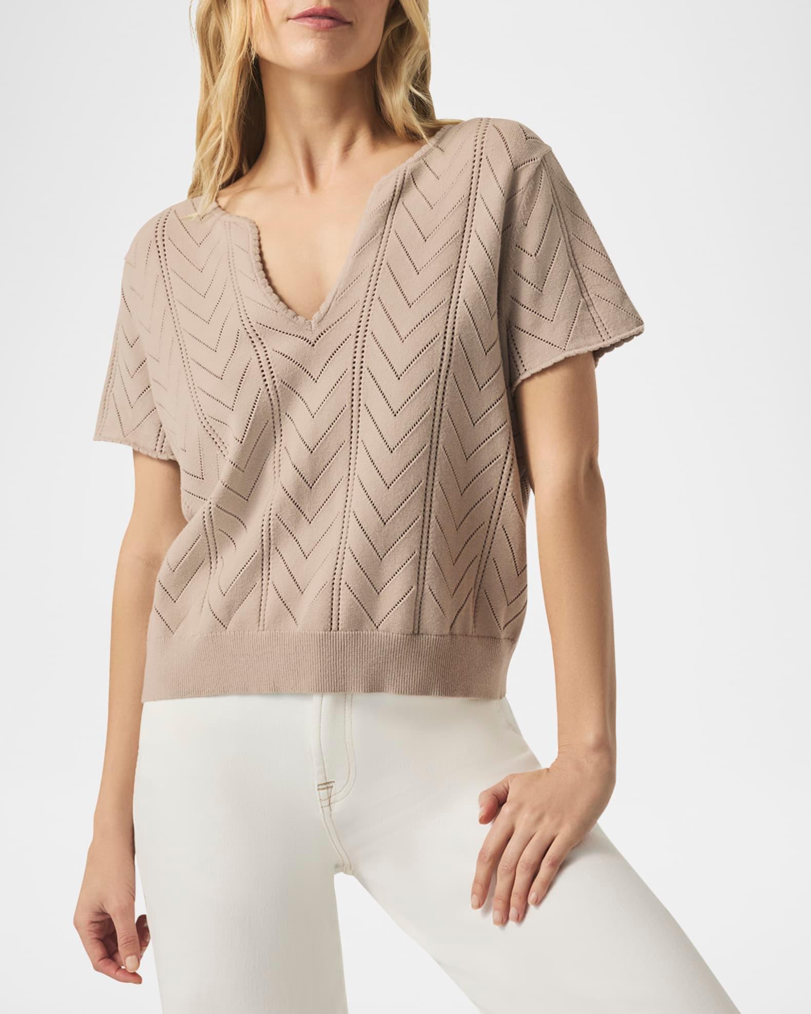 Sabrina Pointelle Sweater Product Image