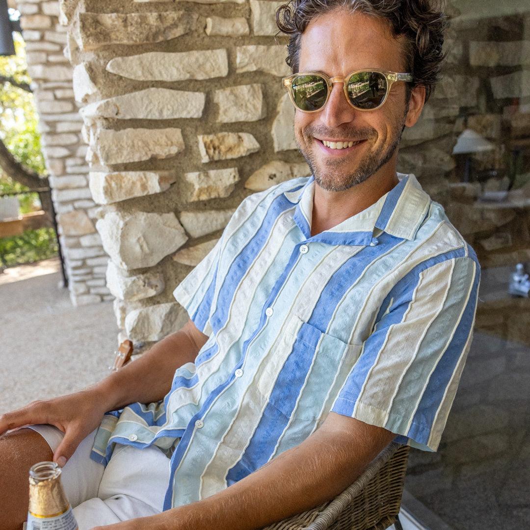 Punta Camp Shirt - Blue Product Image