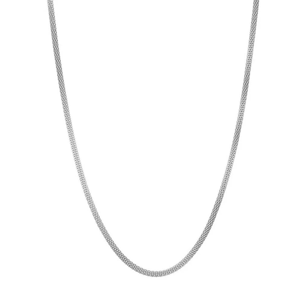 Giorgio di Vicenza Sterling Silver Popcorn Chain Necklace, Womens Product Image