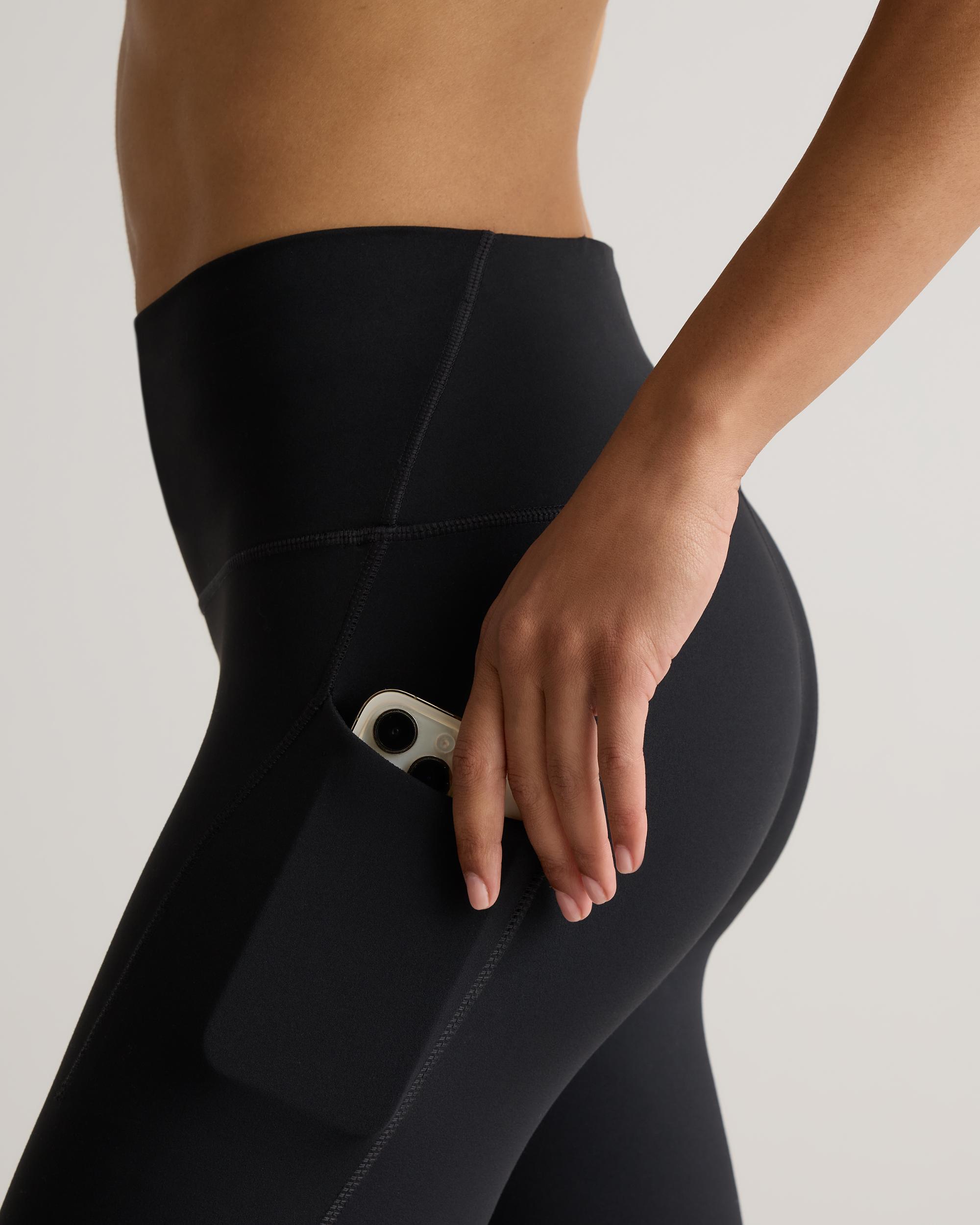 Quince | Women's Power-Up High-Rise Training Pocket Legging Nylon/Spandex Product Image