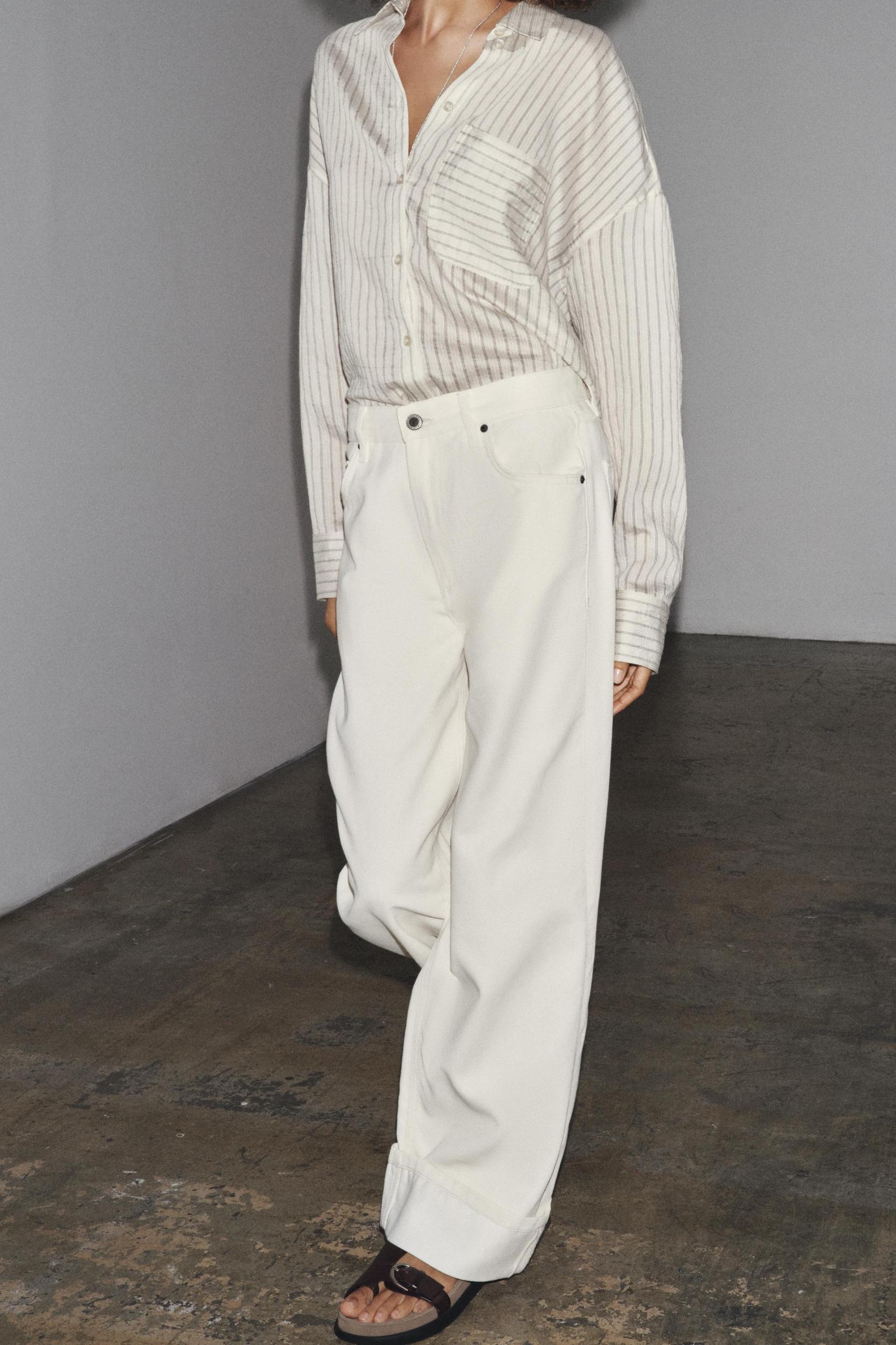 ZW COLLECTION LOW-RISE BAGGY JEANS Product Image