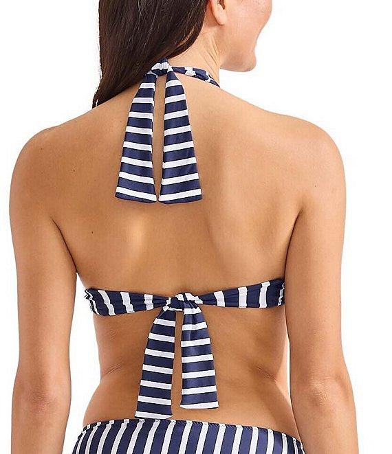 Tommy Bahama Coastline Stripe Reversible High Waist Swim Bottom Product Image