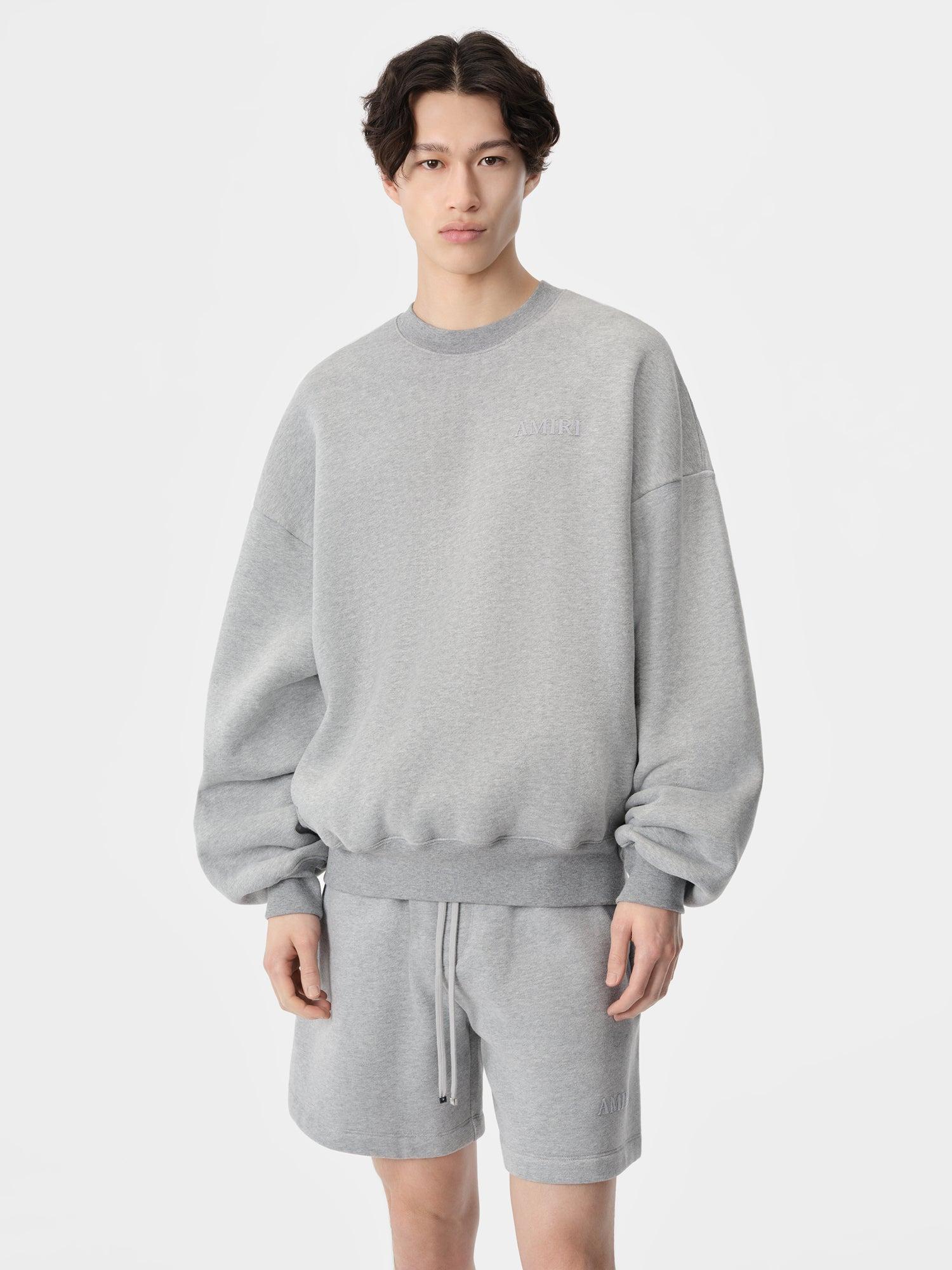 AMIRI OVERSIZED CREW - Grey Male Product Image