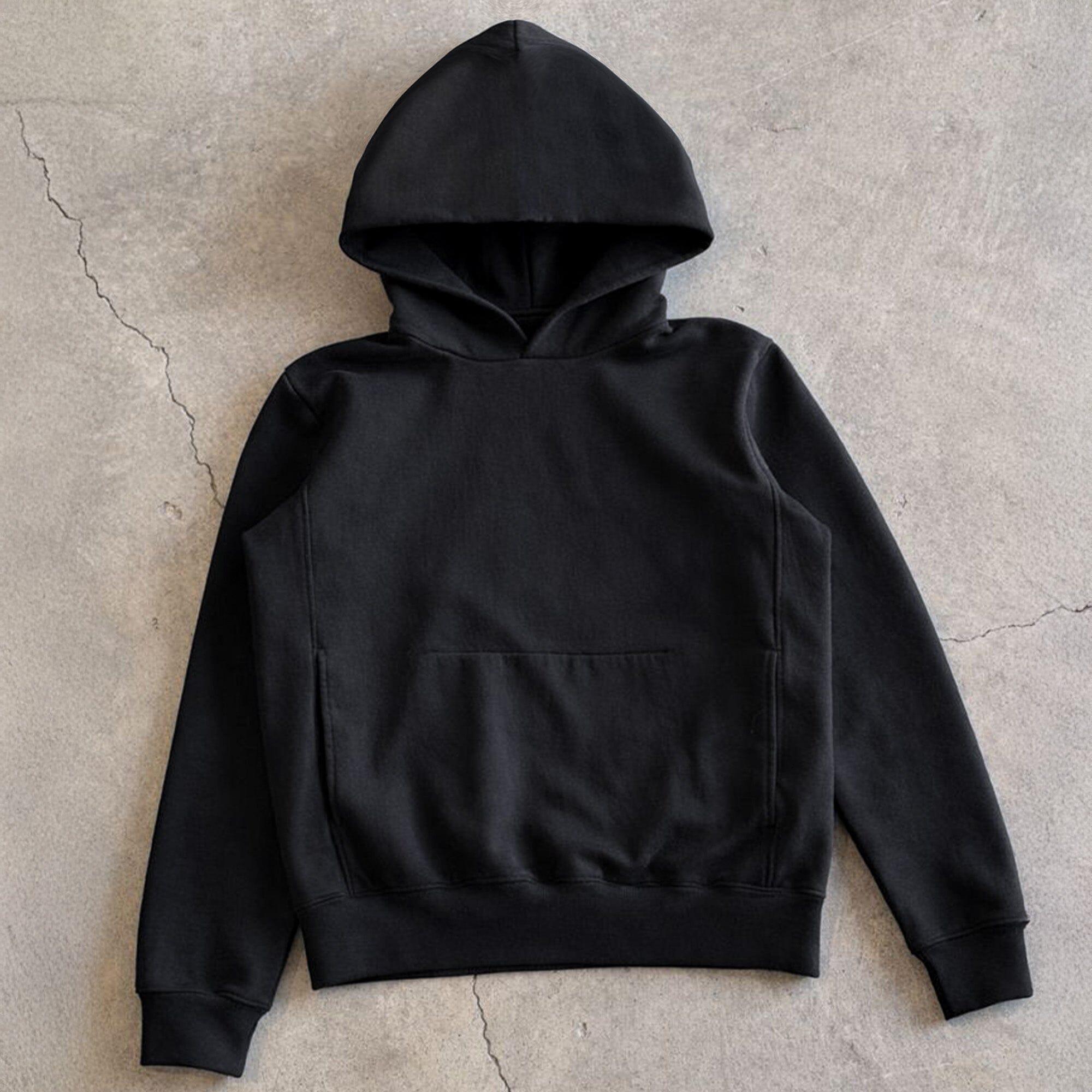 Los Feliz Crop Muscle Hoodie | Fitted Male Product Image